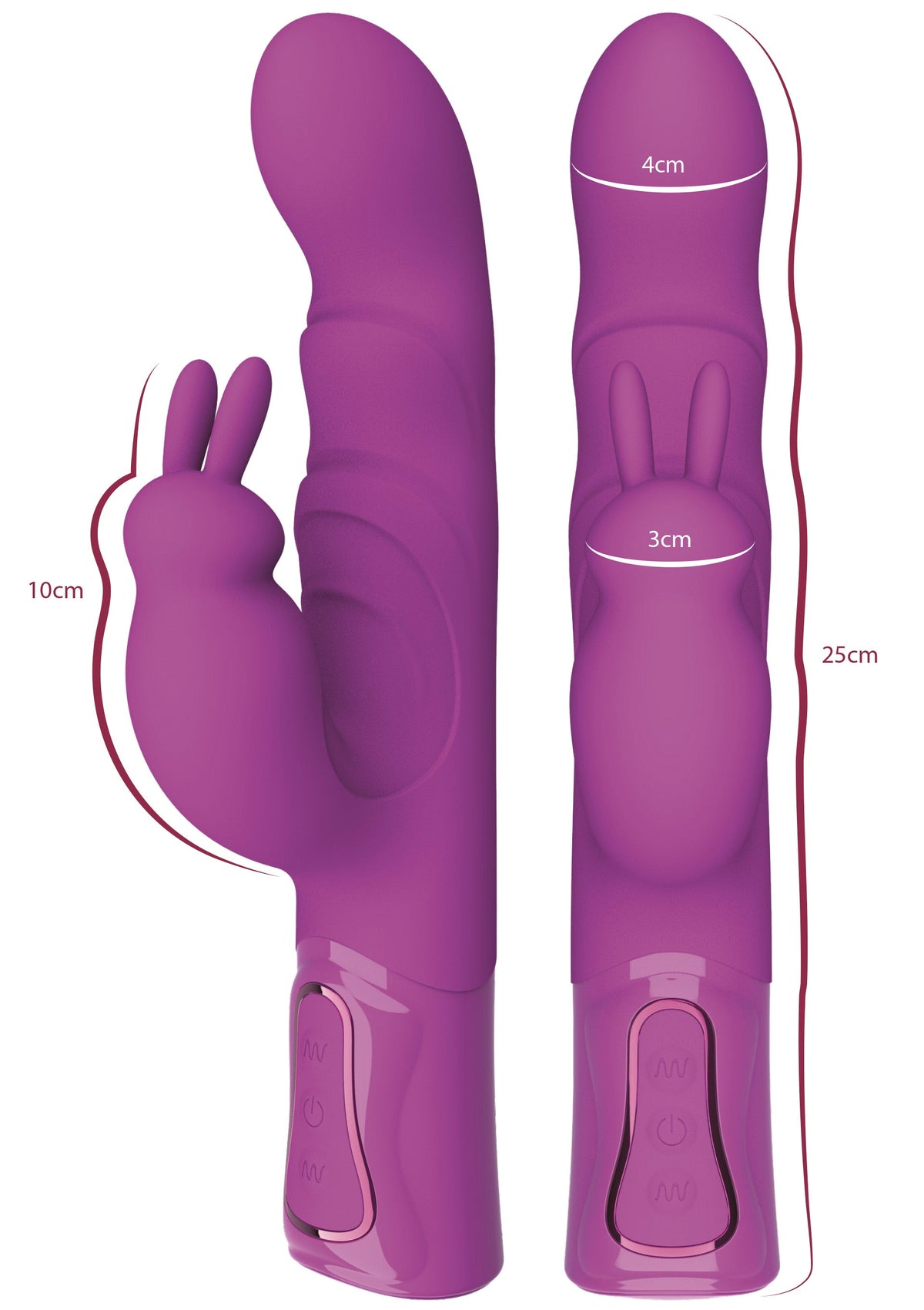 She.E.O Vibrating G-Spot Thick Rabbit Vibrator