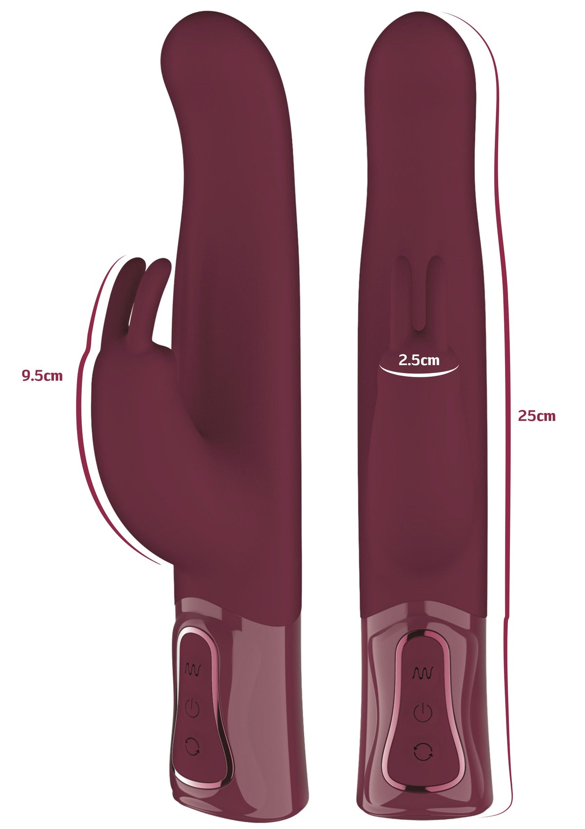 She.E.O Rotating & Vibrating Thick Rabbit Vibrator