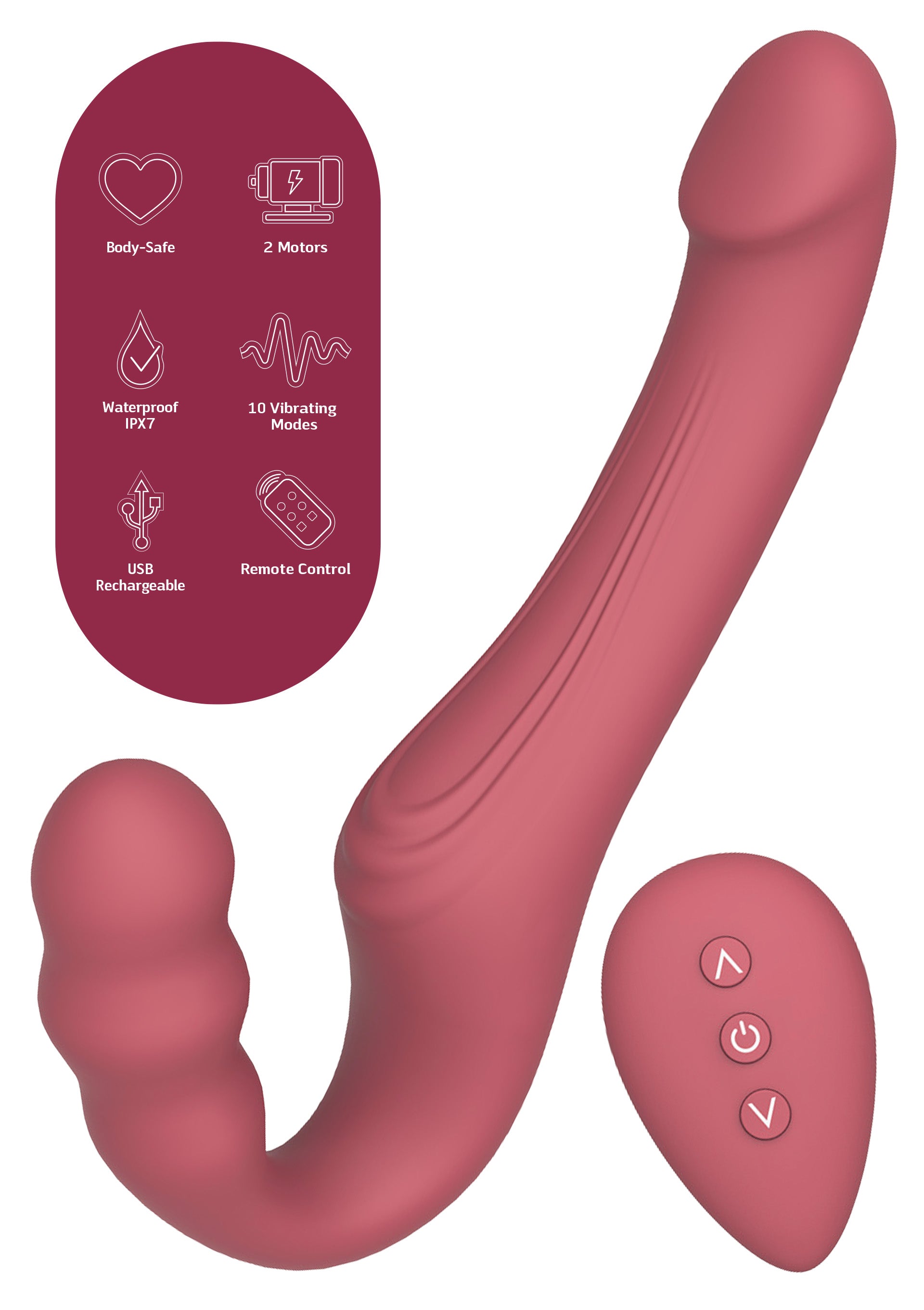 She.E.O Strapless Strap-On Vibrator