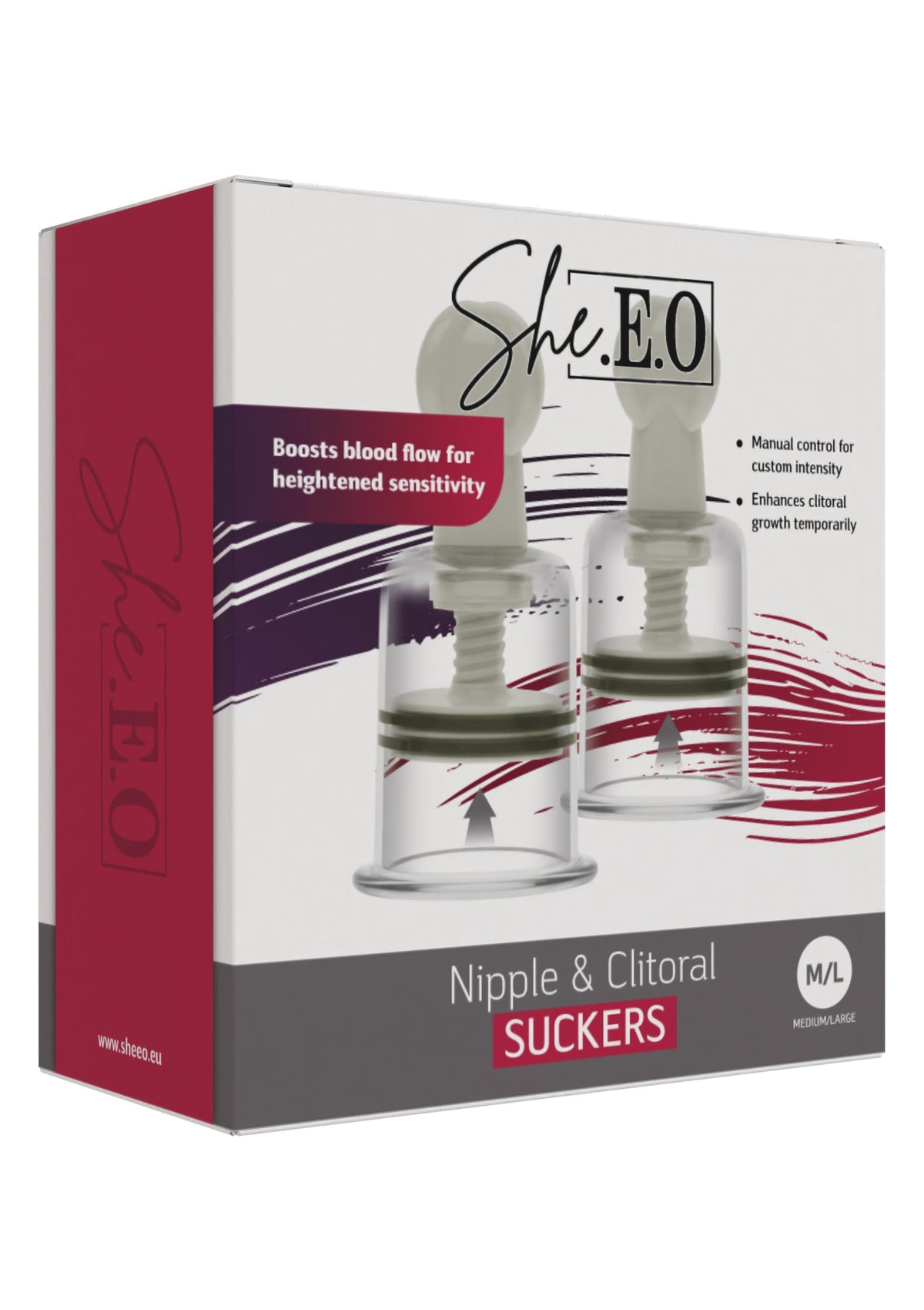 She.E.O. Nipple & Clitoral Suckers M/L