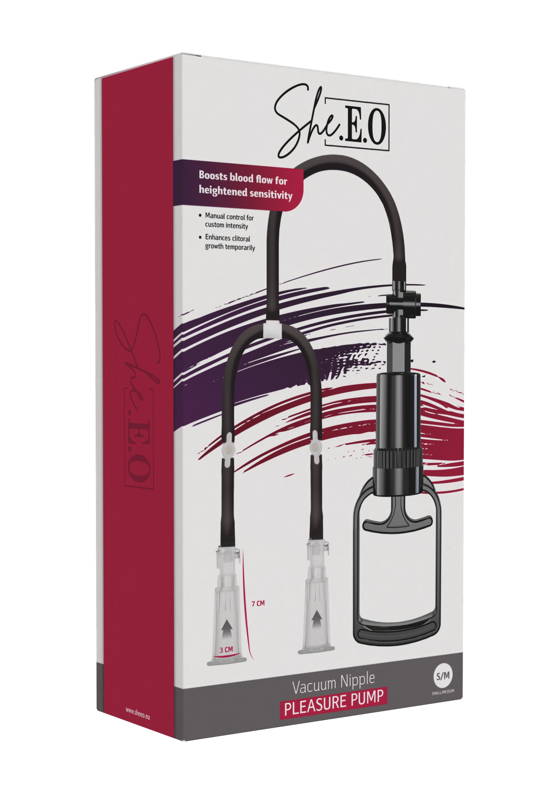 She.E.O. Vacuum Nipple Pleasure Pump S/M