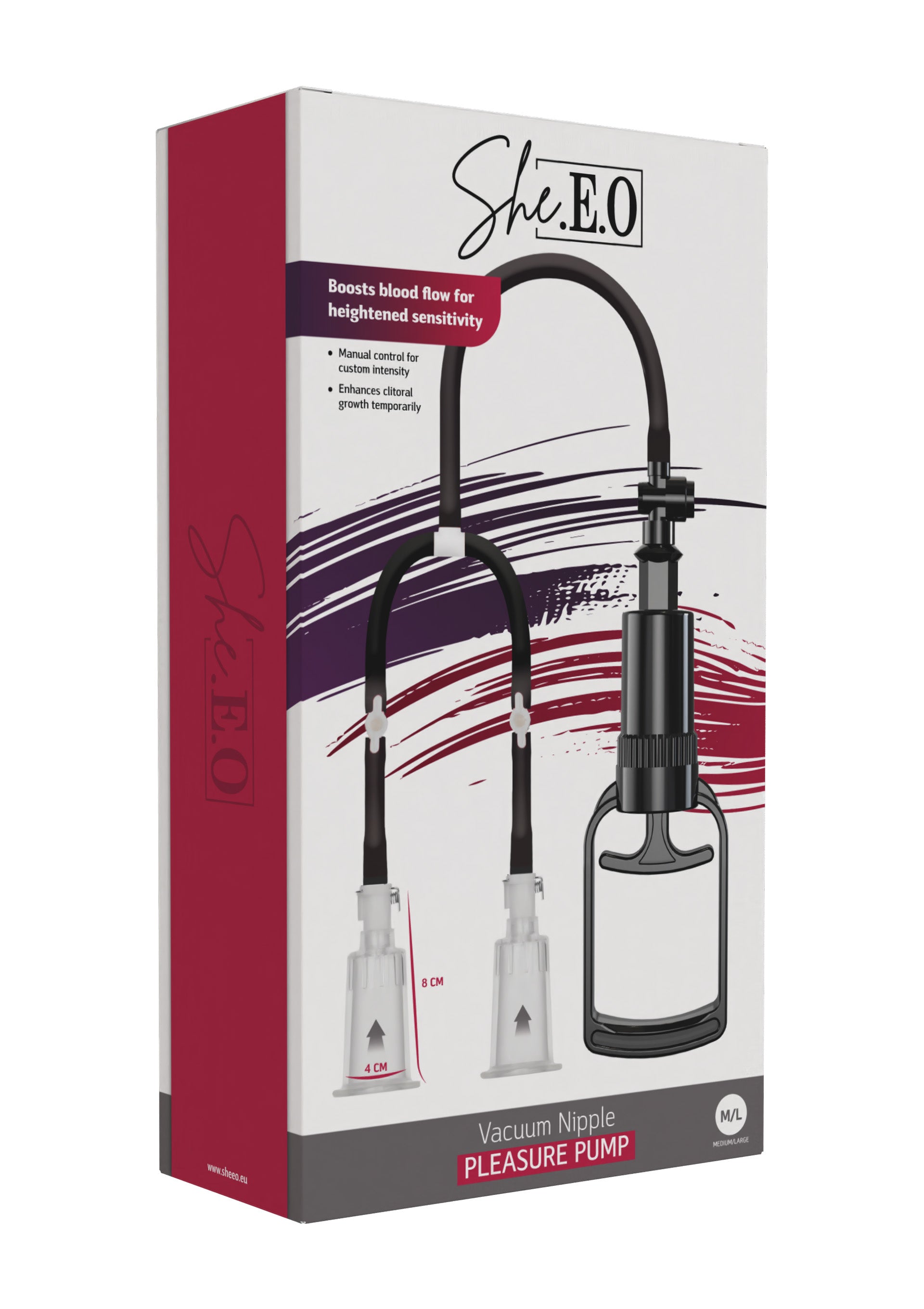She.E.O. Vacuum Nipple Pleasure Pump M/L
