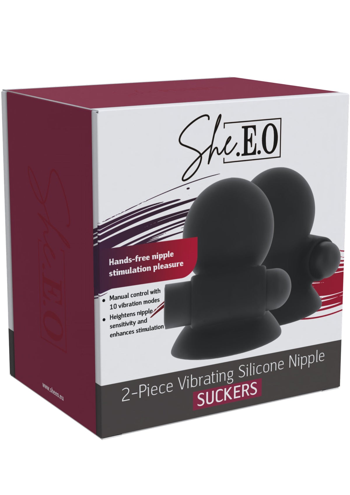 She.E.O Rechargeable Vibrating Nipple Suckers