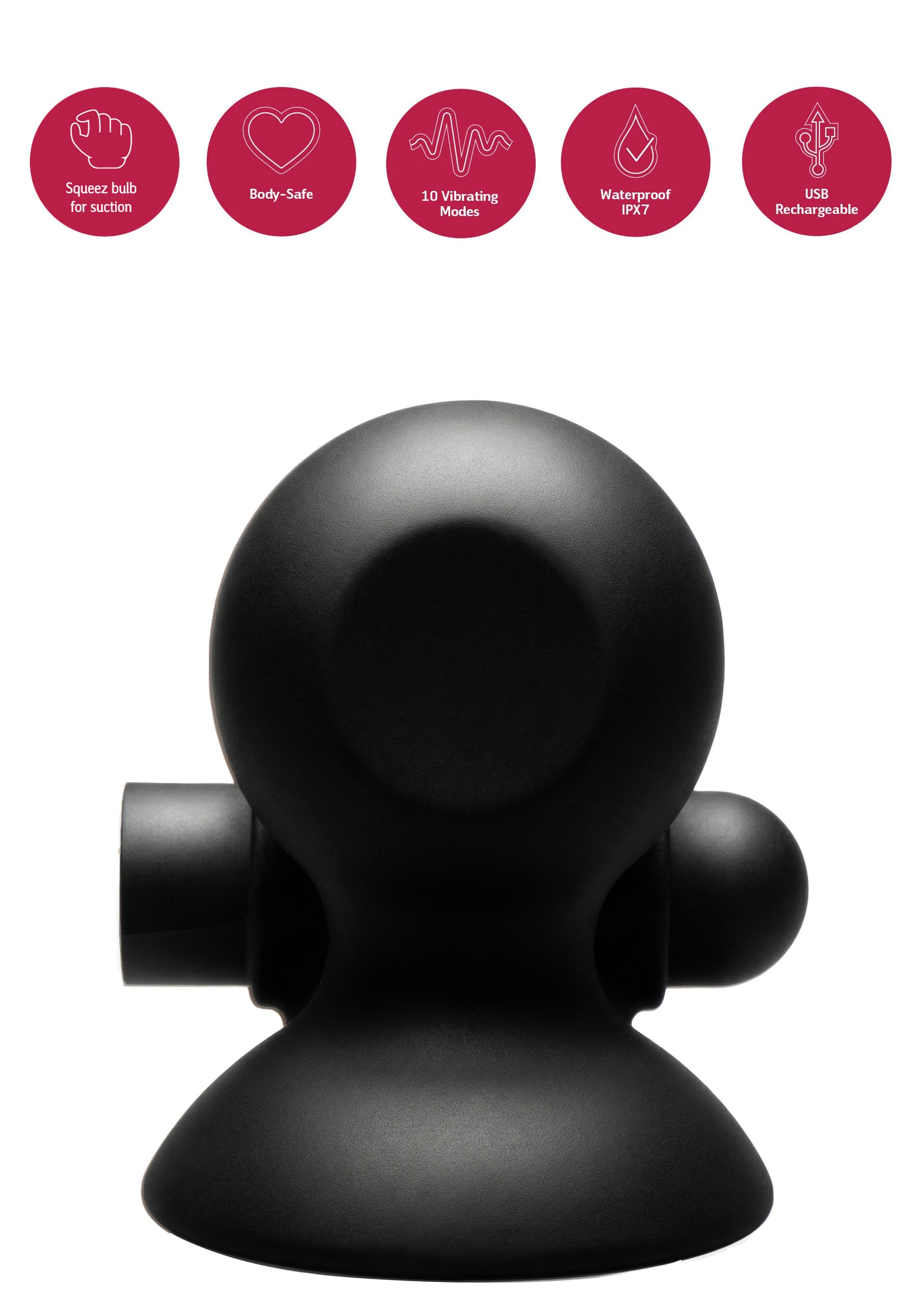 She.E.O Rechargeable Vibrating Nipple Suckers