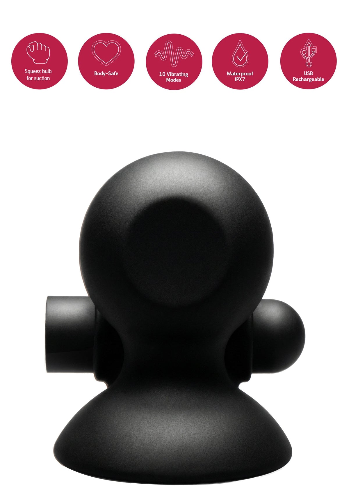 She.E.O Rechargeable Vibrating Nipple Suckers