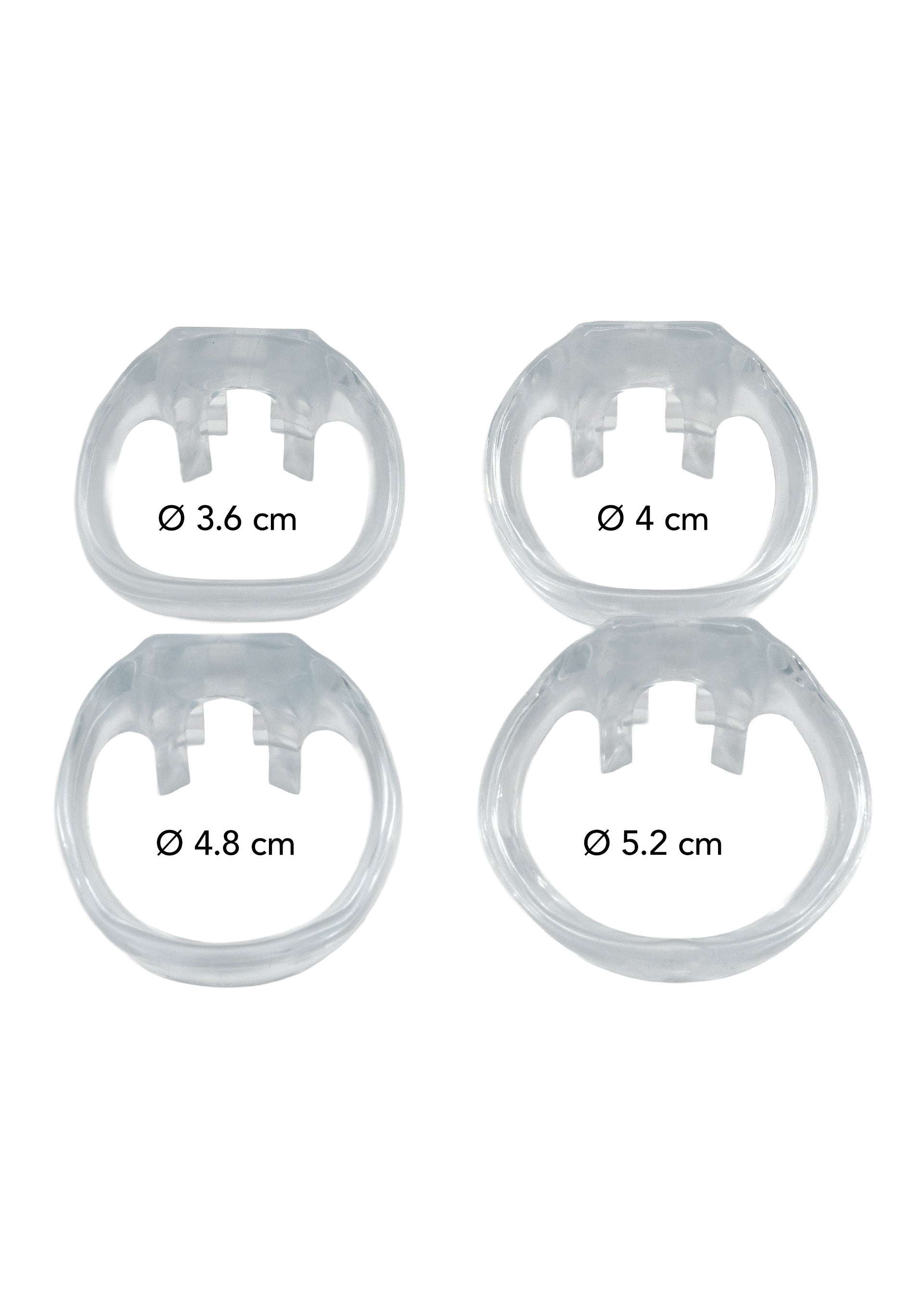 Hidden Desire Clear Control Cock Cage X-Short