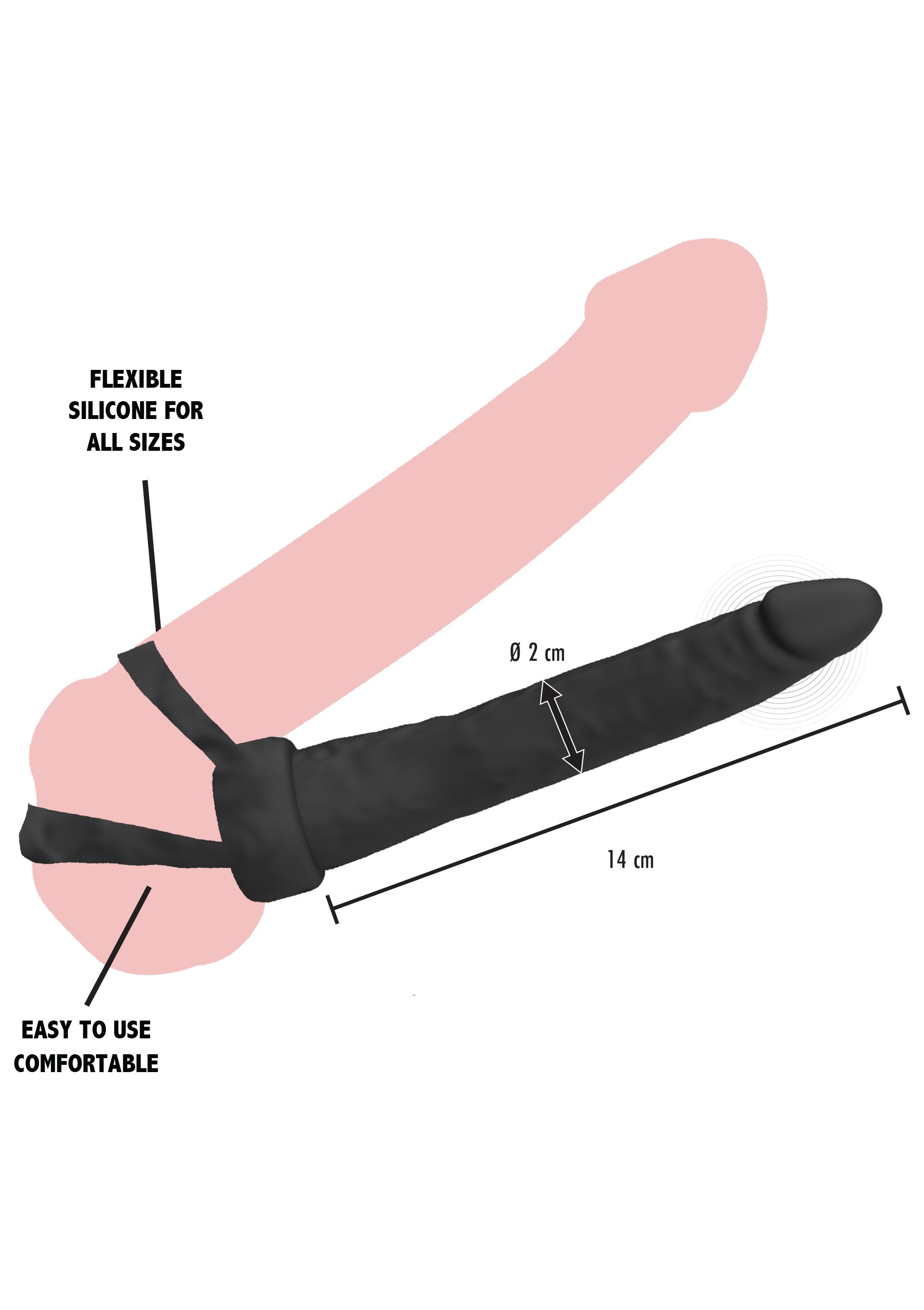 Hidden Desire Vibrating Double Trouble Anal Penetrator
