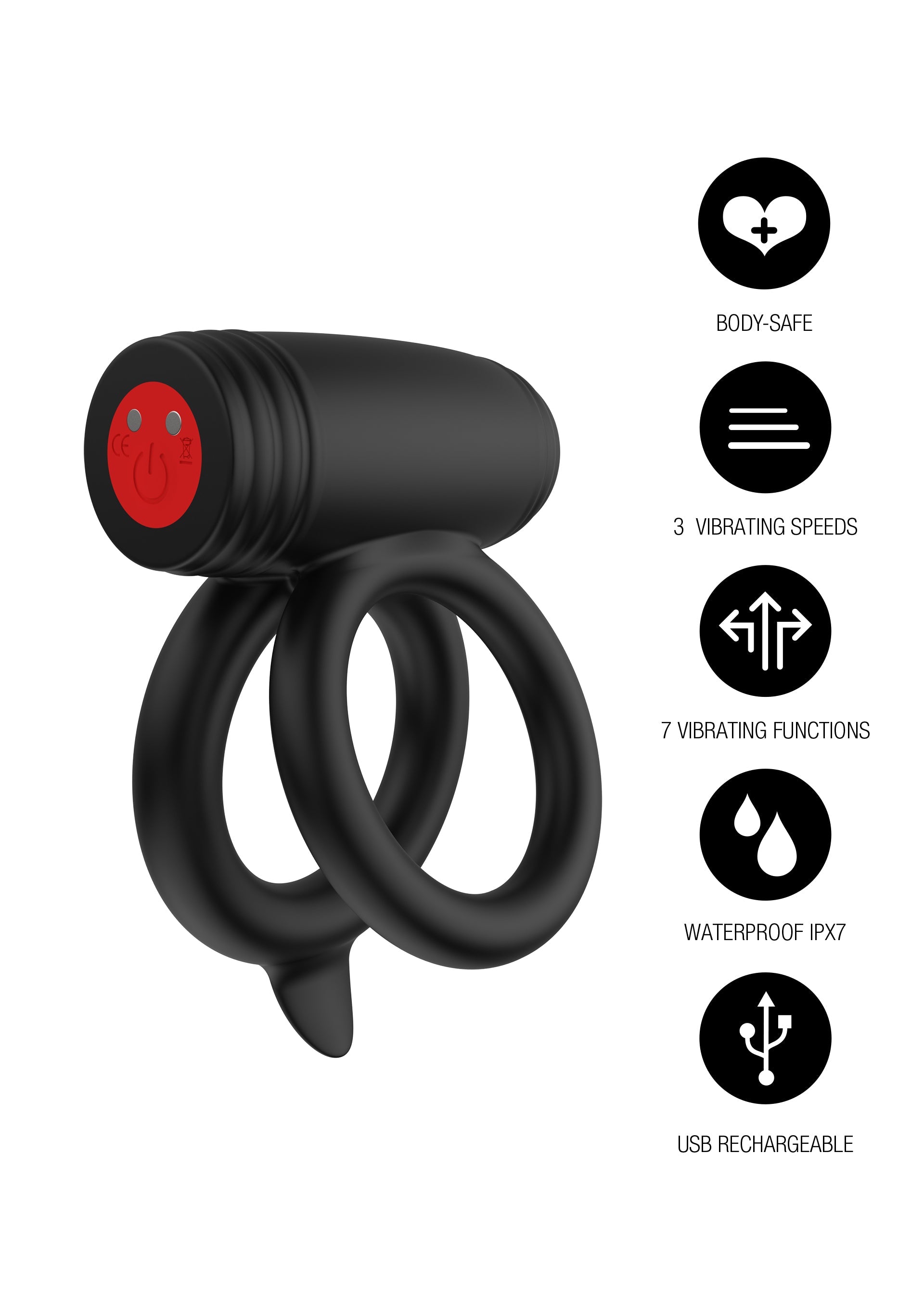 Hidden Desire Elite Power Twin C-Ring