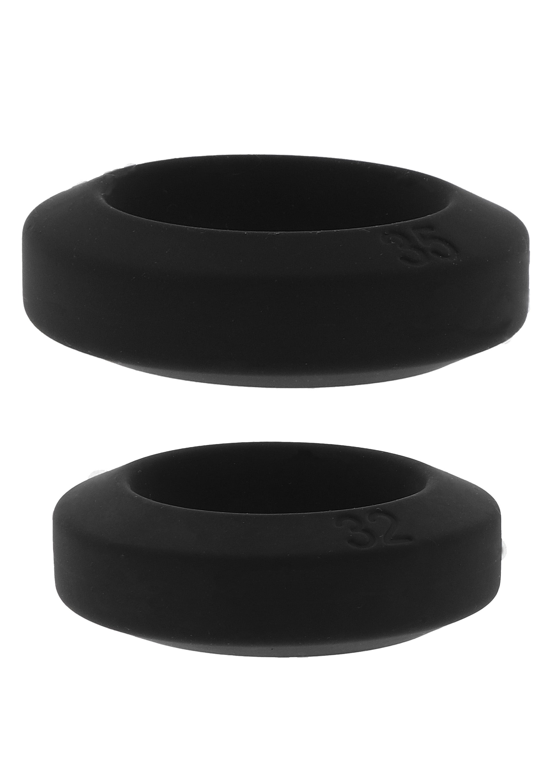 Hidden Desire Double Stackers C-Rings 2 Pcs Set L