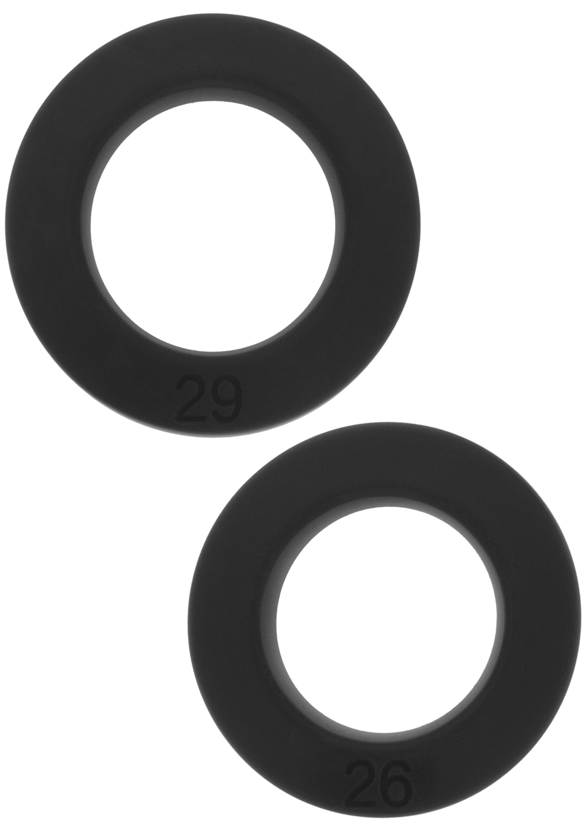 Hidden Desire Double Stackers C-Rings 2 Pcs Set L