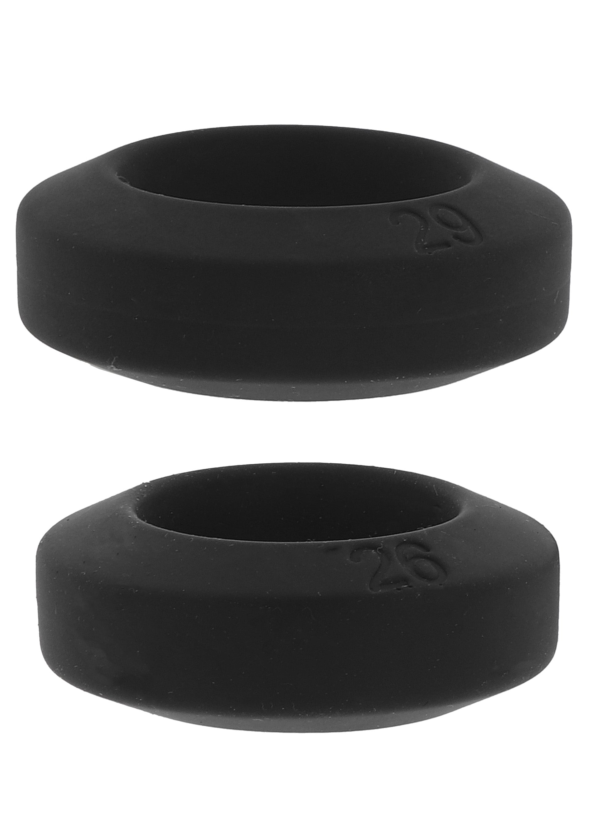 Hidden Desire Double Stackers C-Rings 2 Pcs Set L