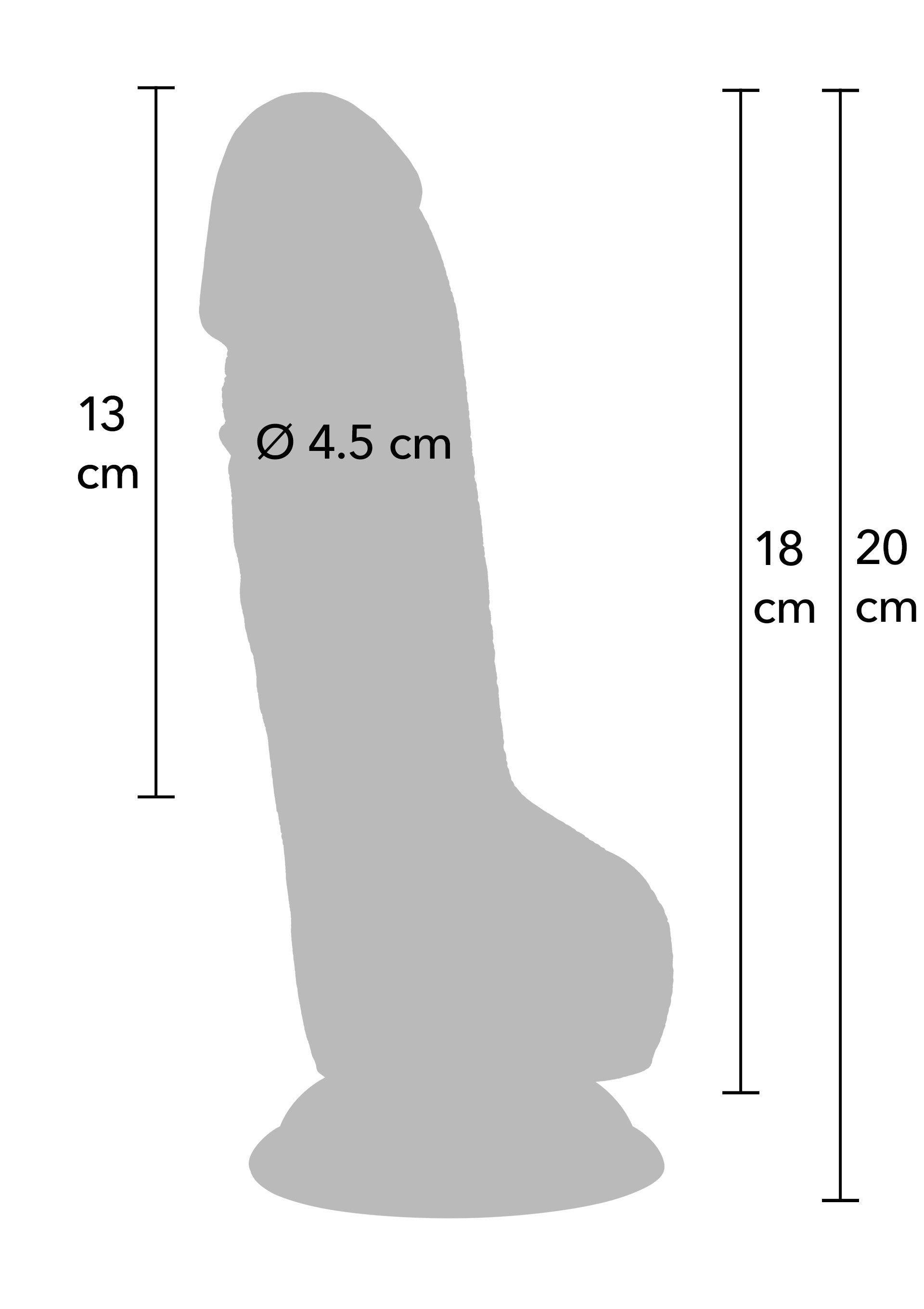 Hidden Desire Realistic Dildo PVC 18 cm