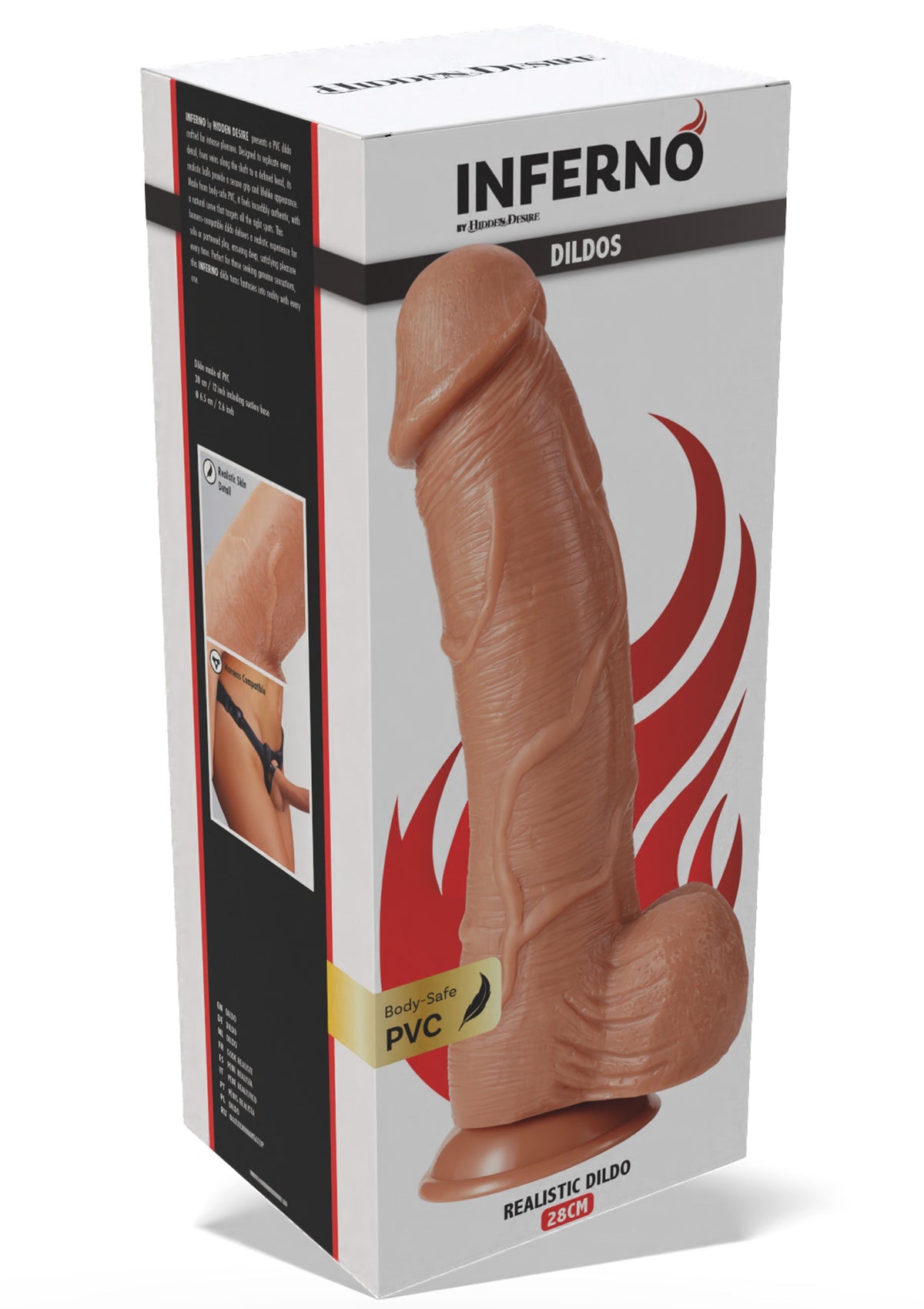 Hidden Desire Realistic Dildo PVC 28 cm
