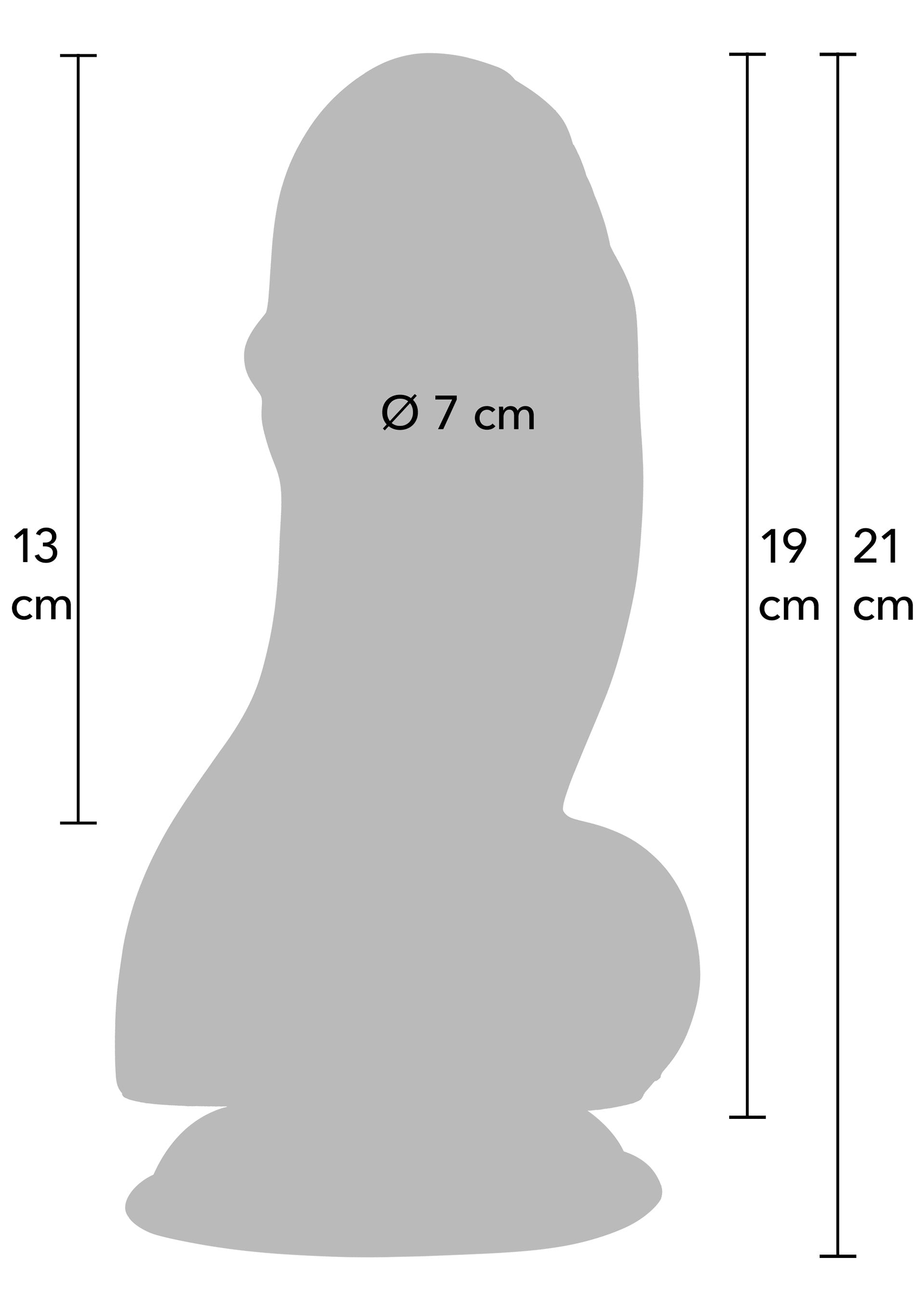 Hidden Desire Fat Boys Dildo PVC 19 cm