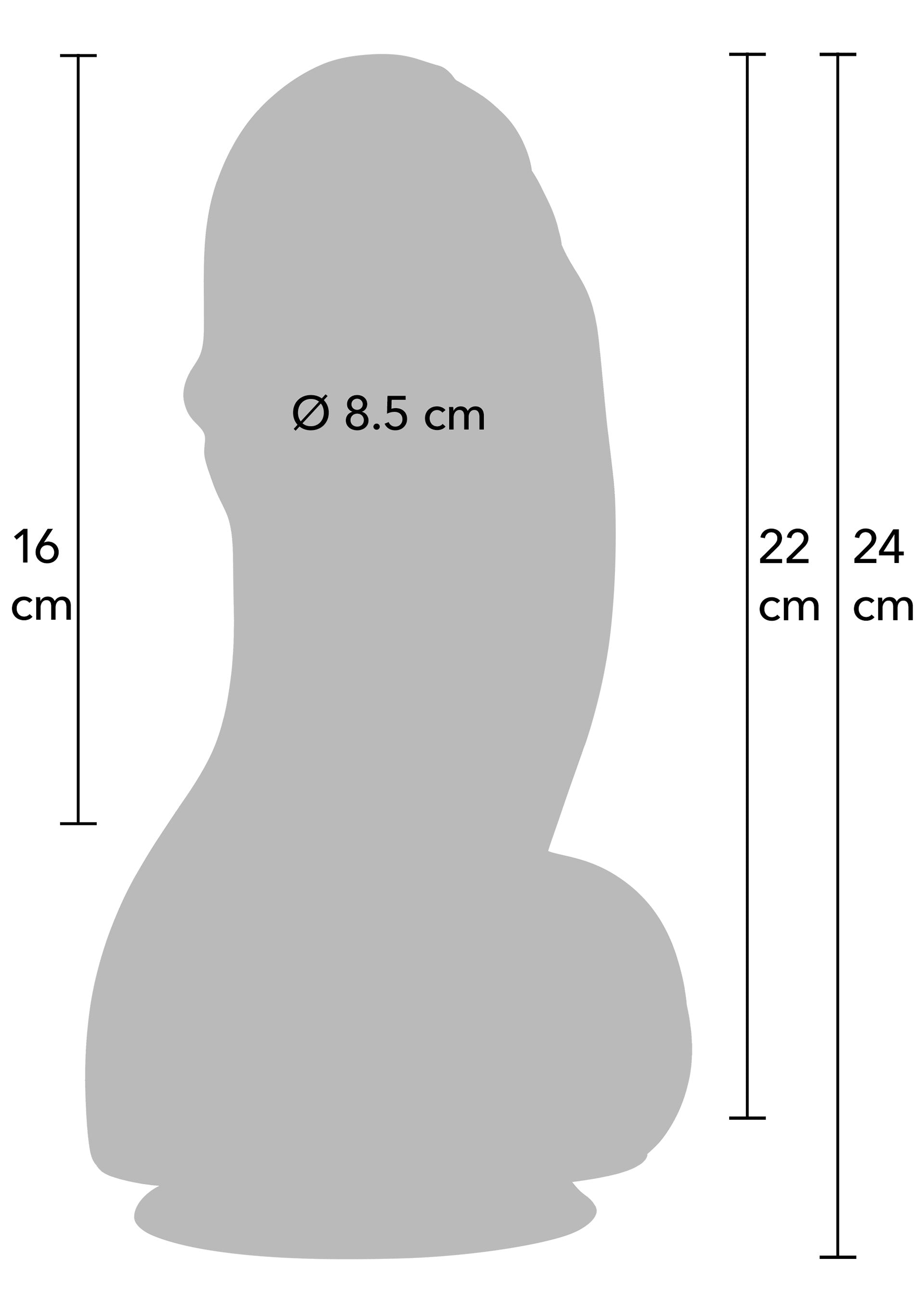 Hidden Desire Fat Boys Dildo PVC 22 cm