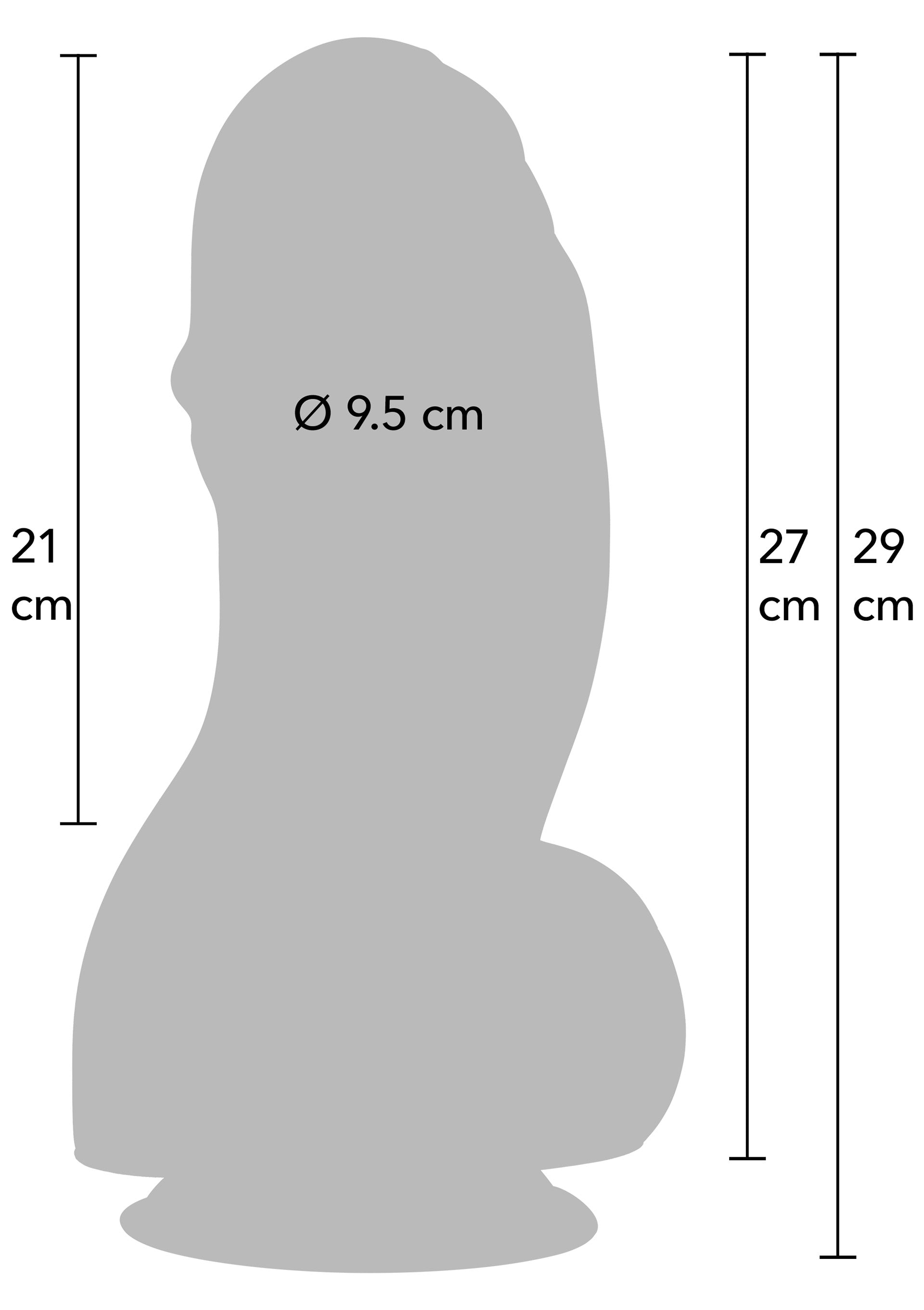 Hidden Desire Fat Boys Dildo PVC 27 cm