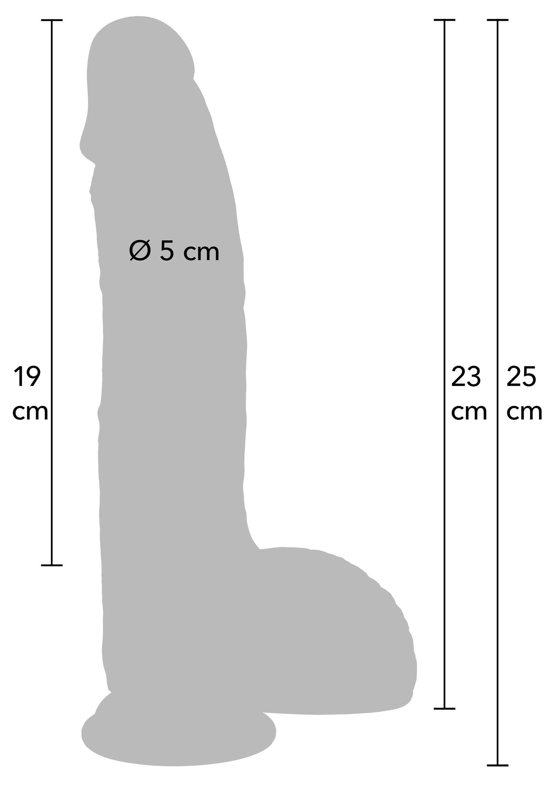 Hidden Desire Realistic Dildo Liquid Silicone 23 cm