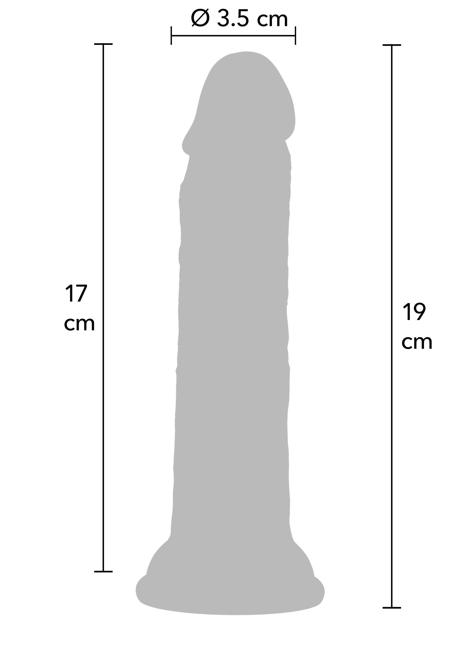 Hidden Desire Realistic Dong Liquid Silicone 19 cm
