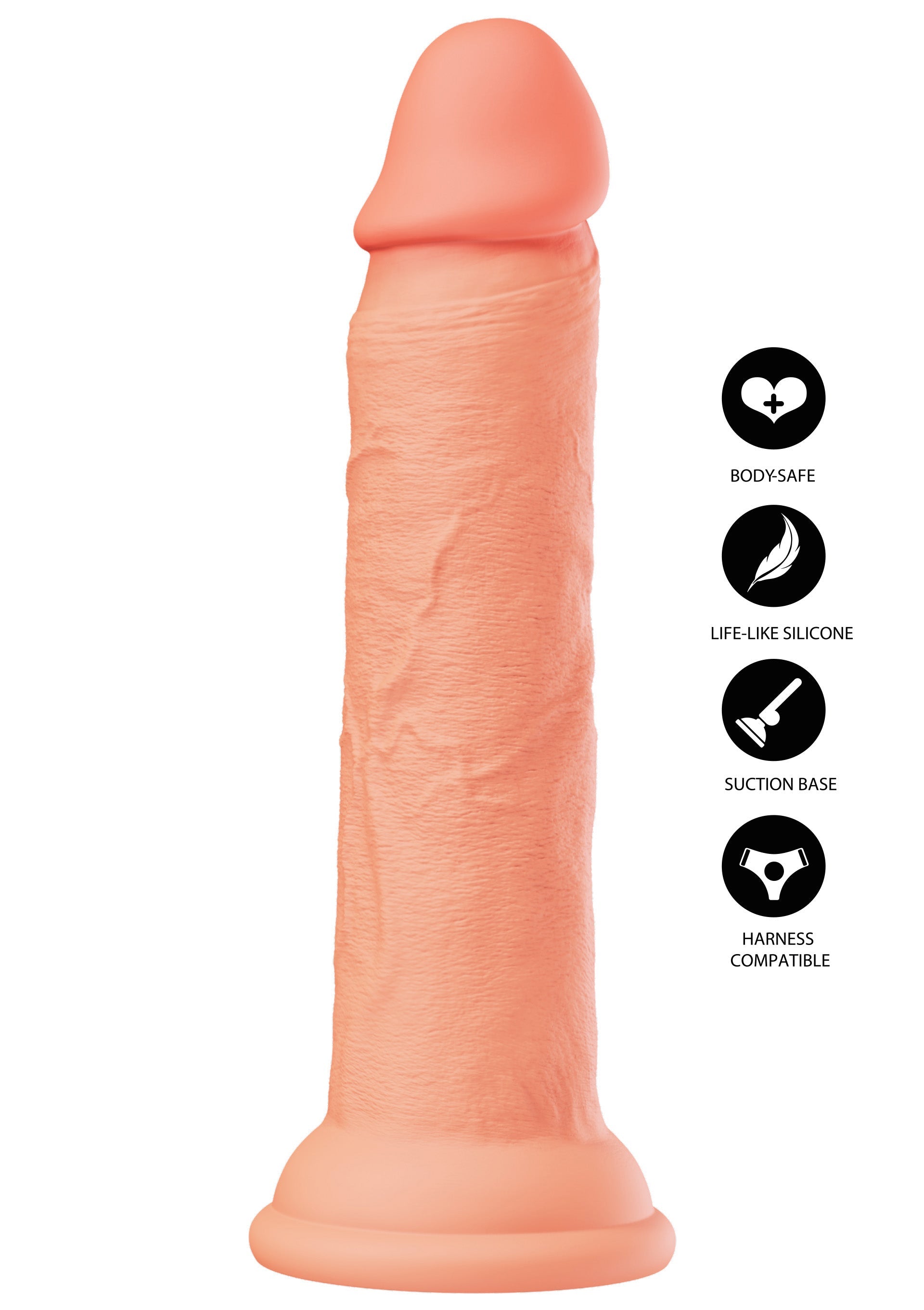 Hidden Desire Realistic Dong Liquid Silicone 23 cm