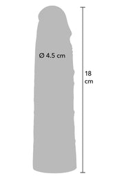 Hidden Desire Penis Sleeve Liquid Silicone 18 cm
