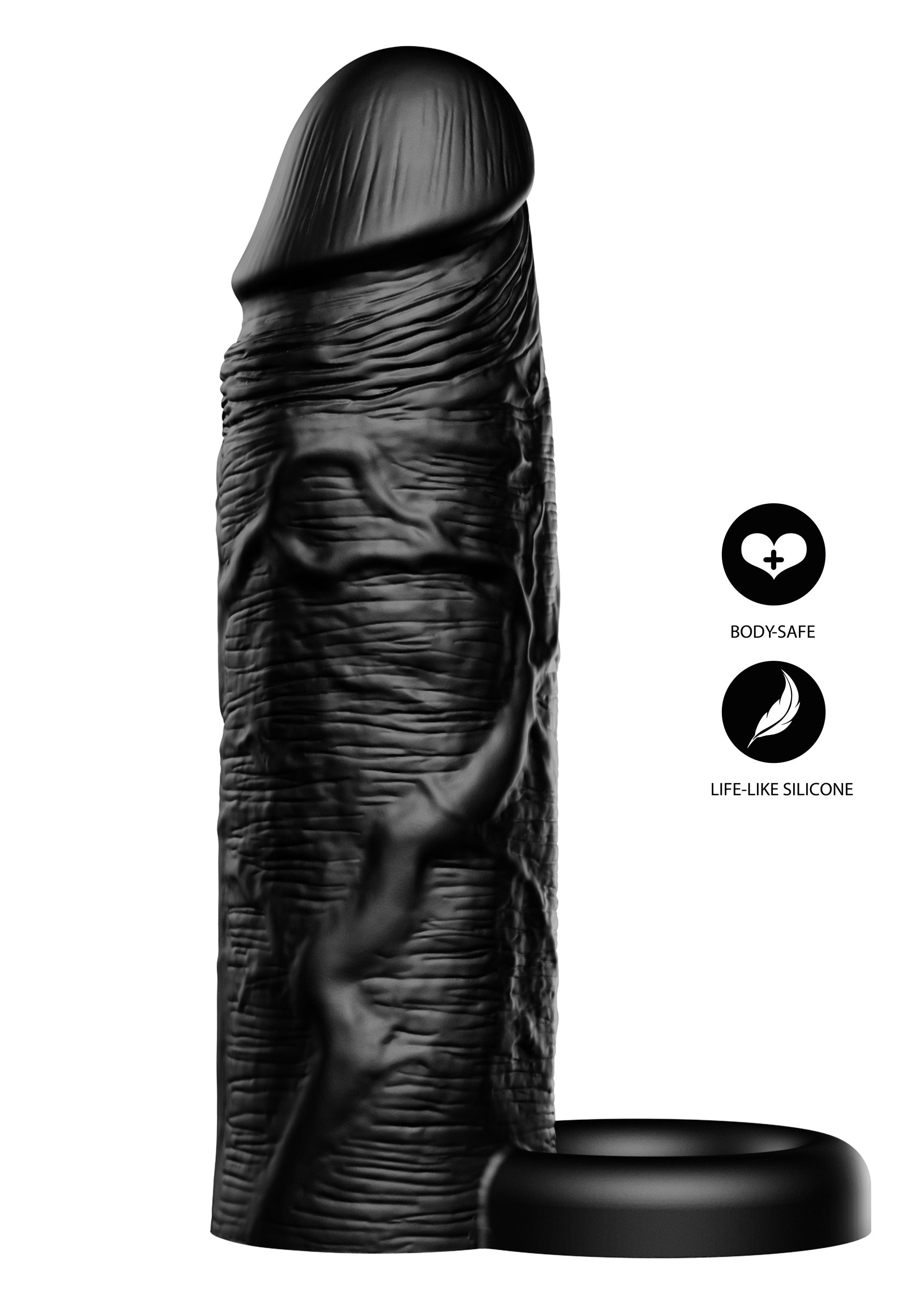 Hidden Desire Penis Sleeve Liquid Silicone Ring 15 cm