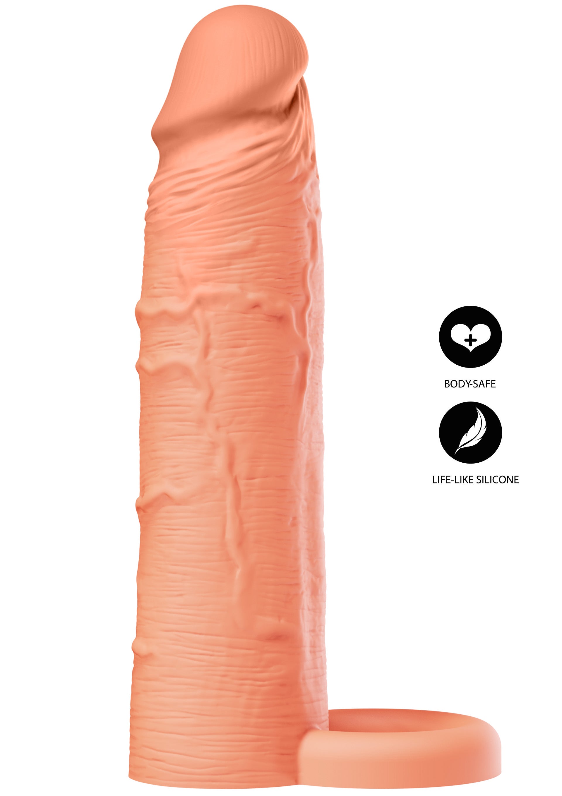 Hidden Desire Penis Sleeve Liquid Silicone Ring 18 cm