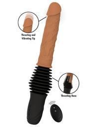 Hidden Desire Realistic Double Thrusting Vibrator