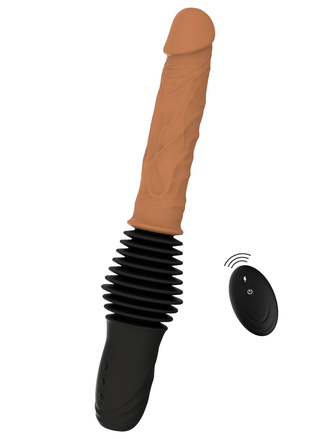 Hidden Desire Realistic Double Thrusting Vibrator
