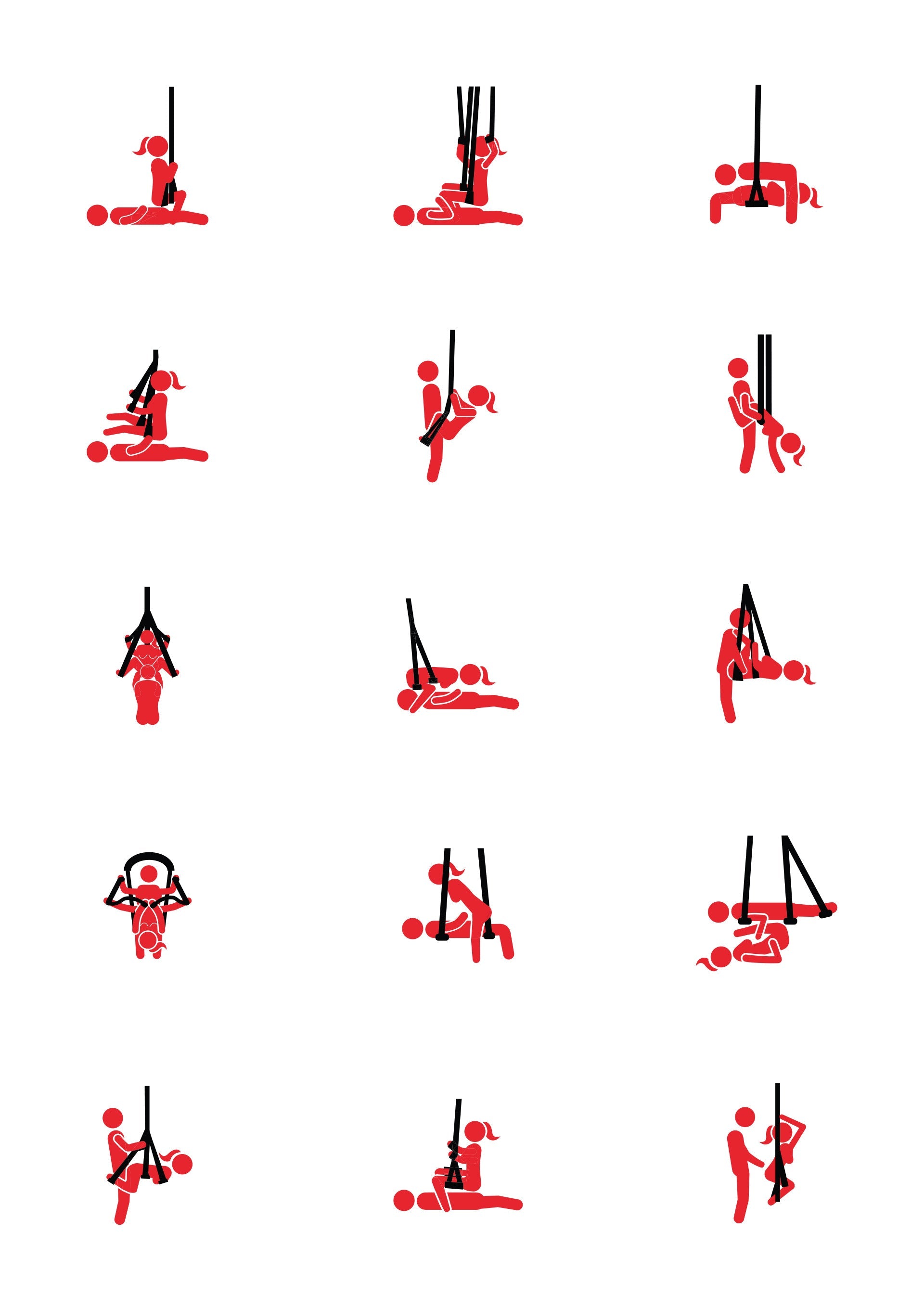 Hidden Desire Lovers Swing With Stand