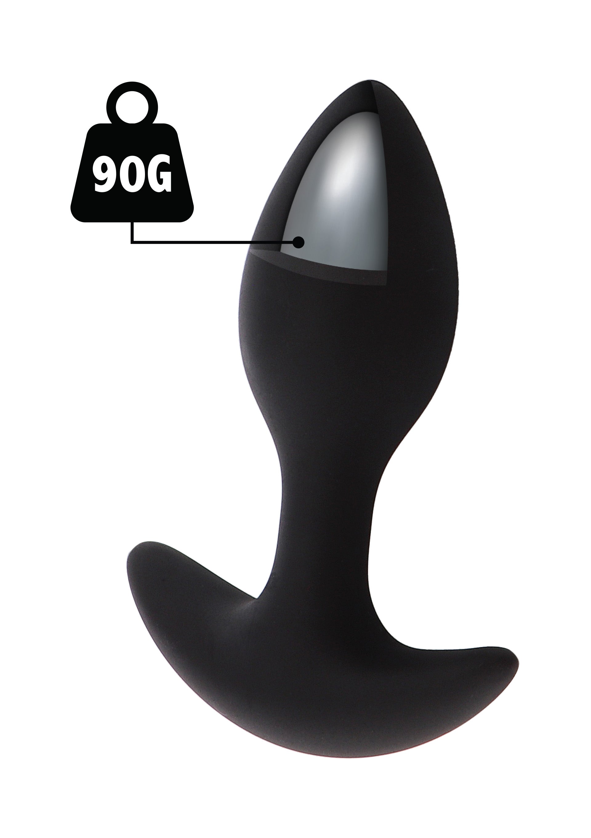 Hidden Desire Weighted Anal Plug 90g
