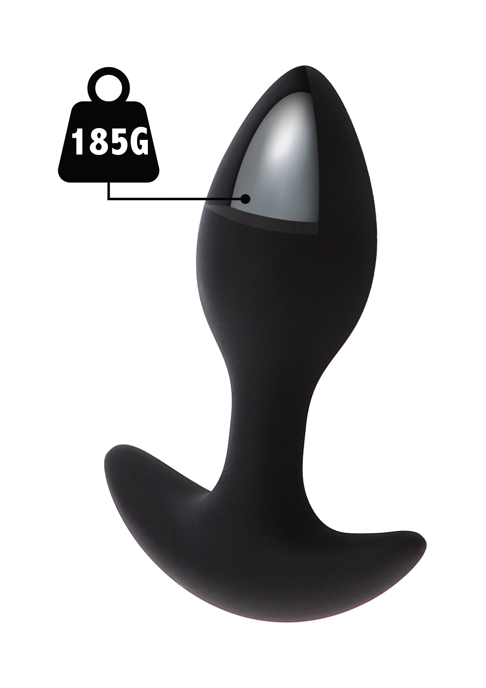 Hidden Desire Weighted Anal Plug 185g