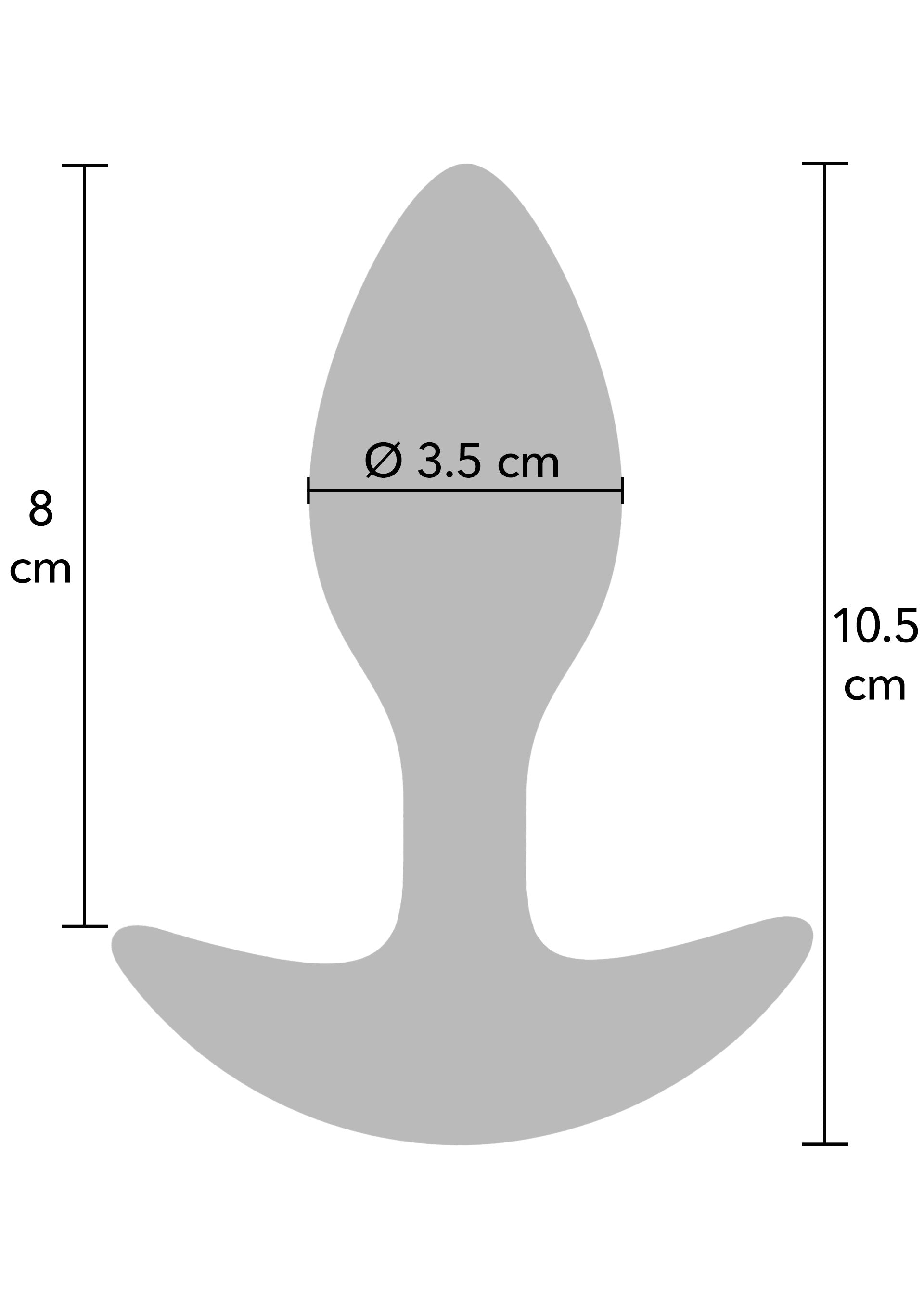 Hidden Desire Weighted Anal Plug 185g