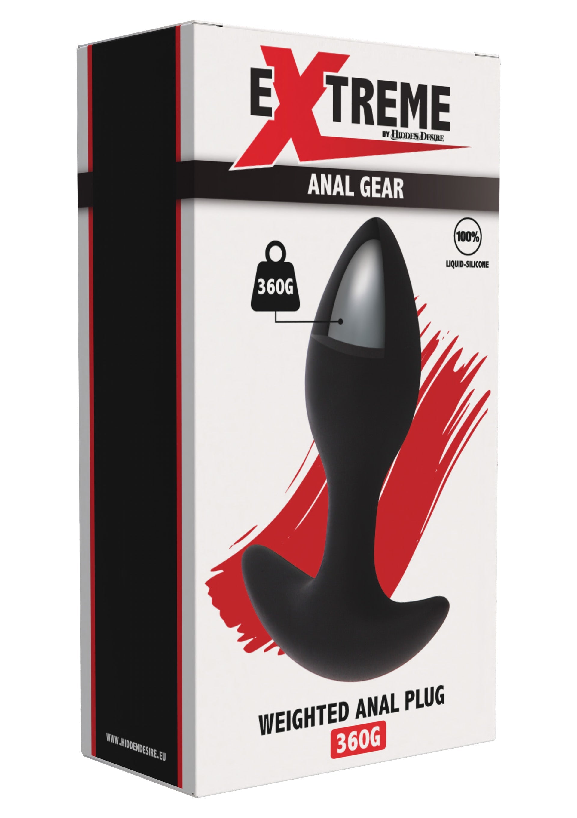 Hidden Desire Weighted Anal Plug 360g