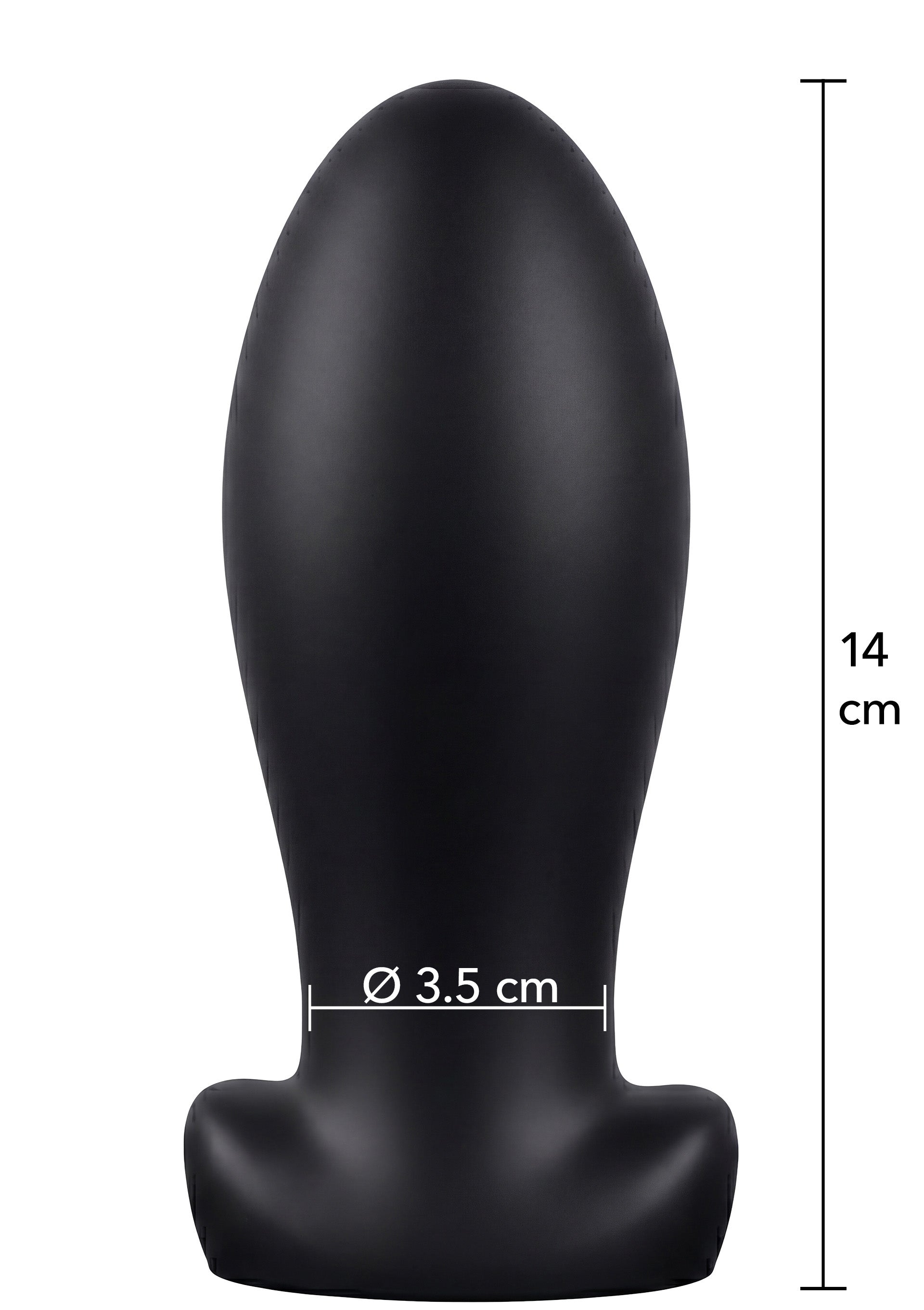 Hidden Desire Heavy Anal Stretcher Plug Liquid Silicone M