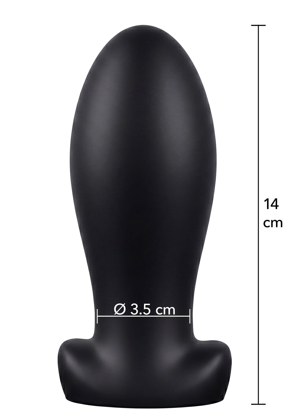 Hidden Desire Heavy Anal Stretcher Plug Liquid Silicone M