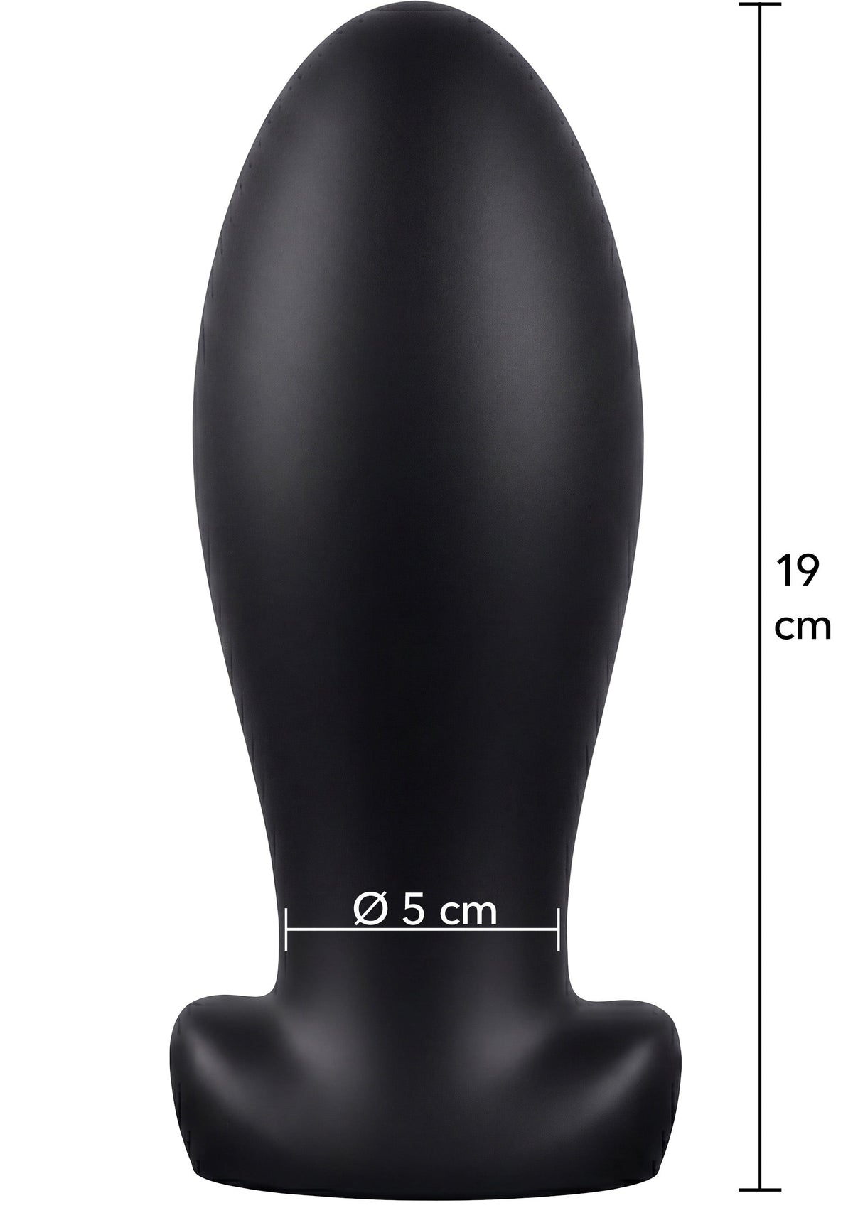 Hidden Desire Heavy Anal Stretcher Plug Liquid Silicone XL