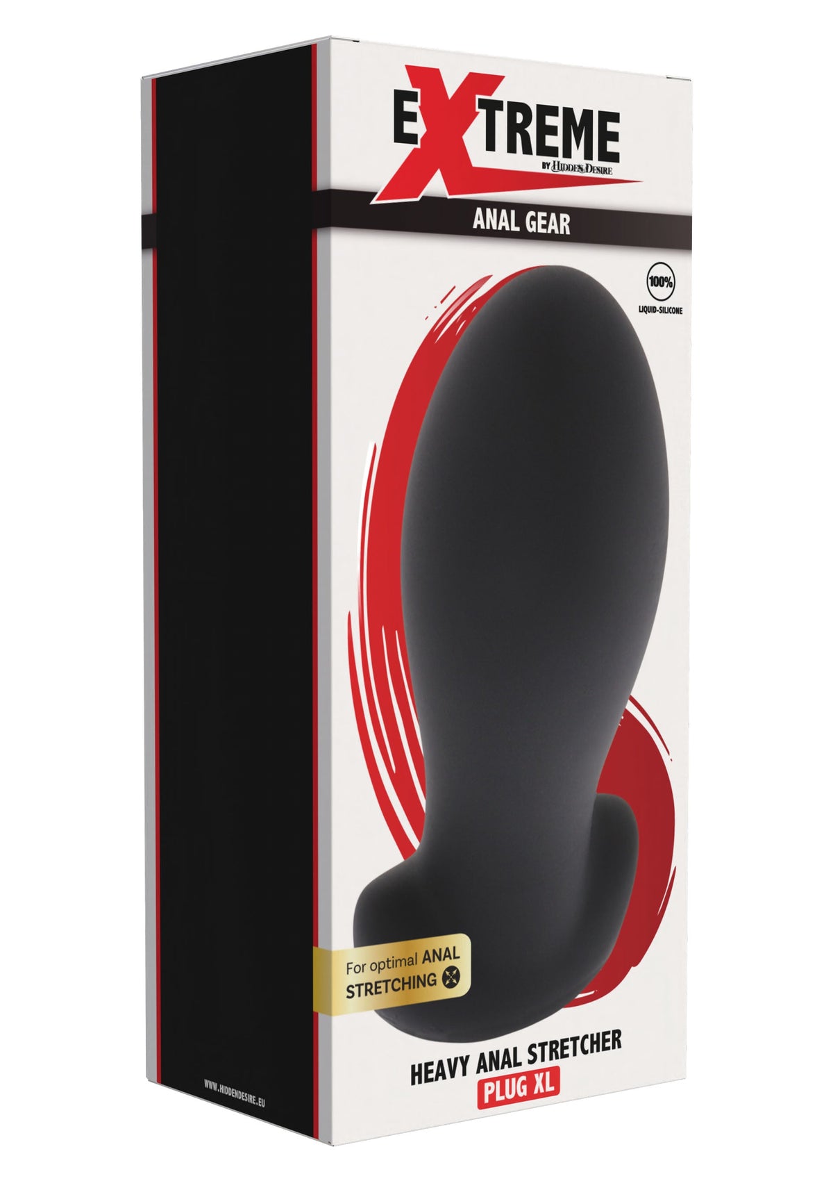 Hidden Desire Heavy Anal Stretcher Plug Liquid Silicone XL