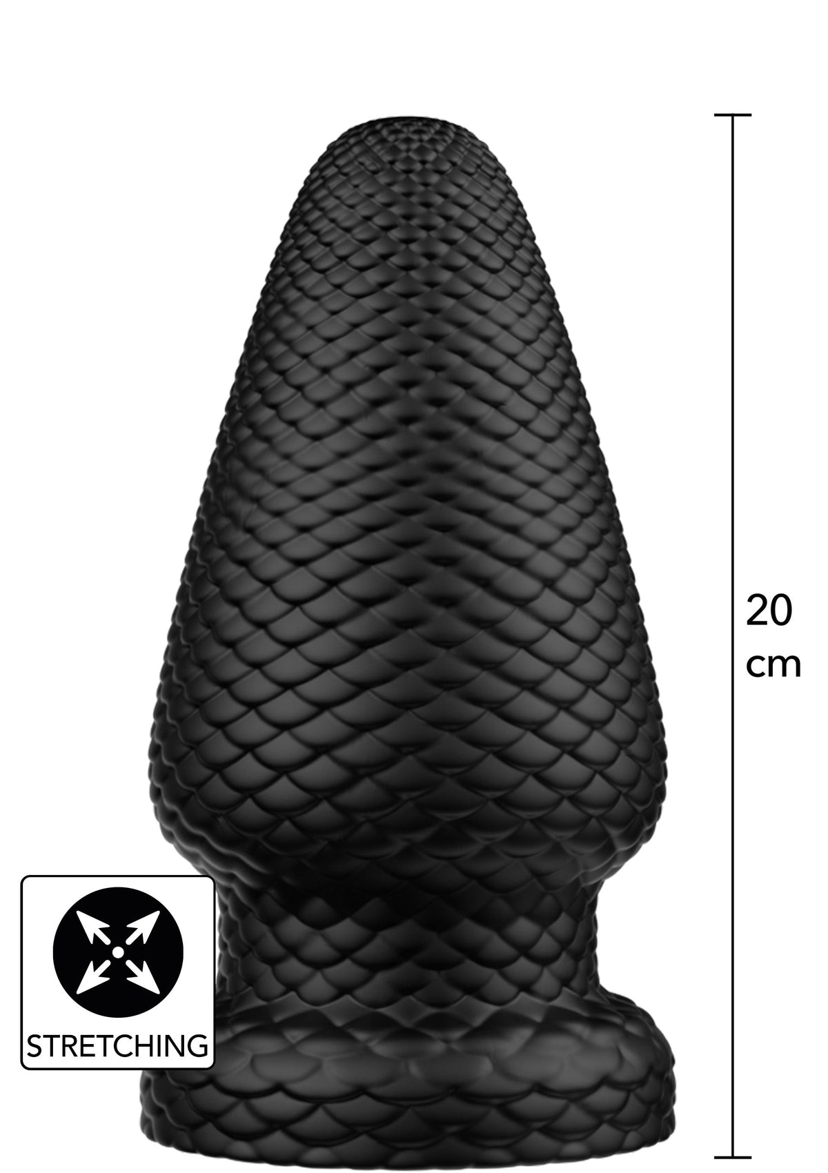 Hidden Desire Giant Dragon Butt Plug PVC XL