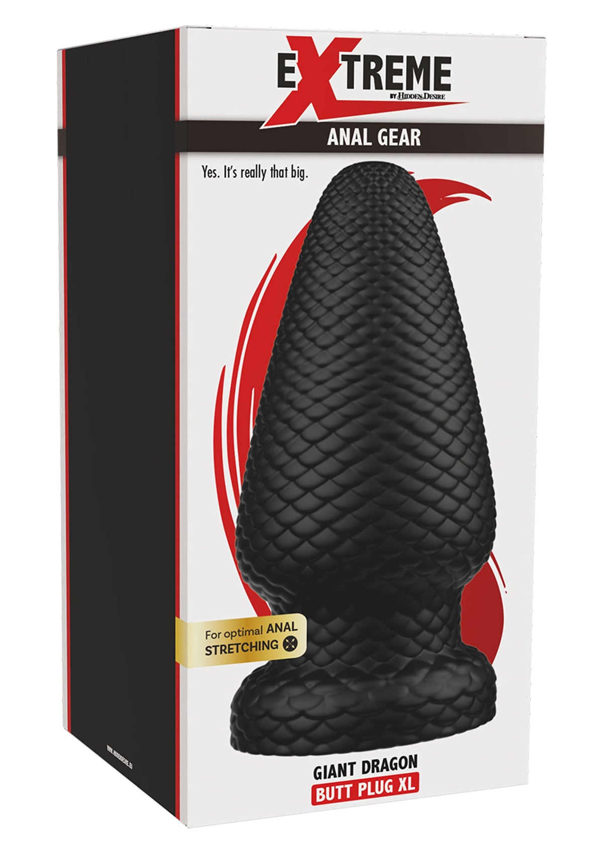 Hidden Desire Giant Dragon Butt Plug PVC XL