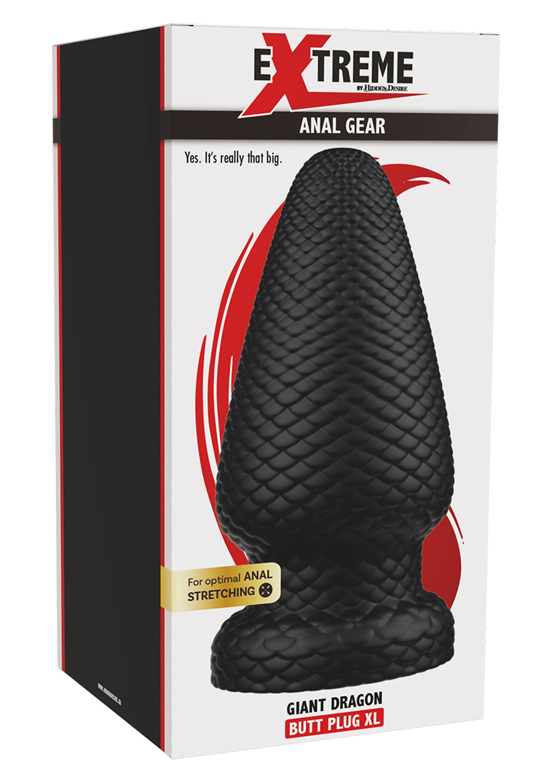 Hidden Desire Giant Dragon Butt Plug PVC XL
