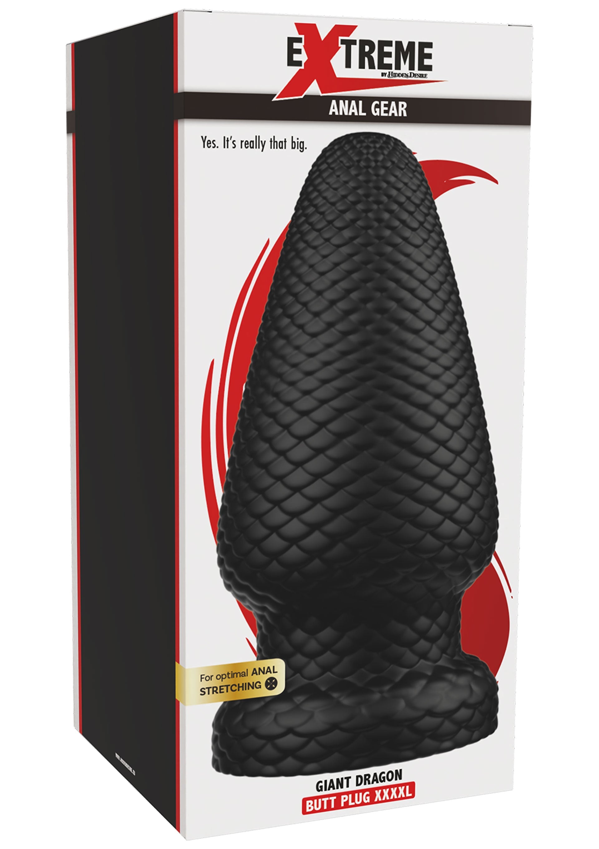 Hidden Desire Giant Dragon Butt Plug PVC XXXL