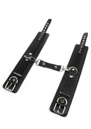 Avanza Croc-Embossed Ankle Cuffs