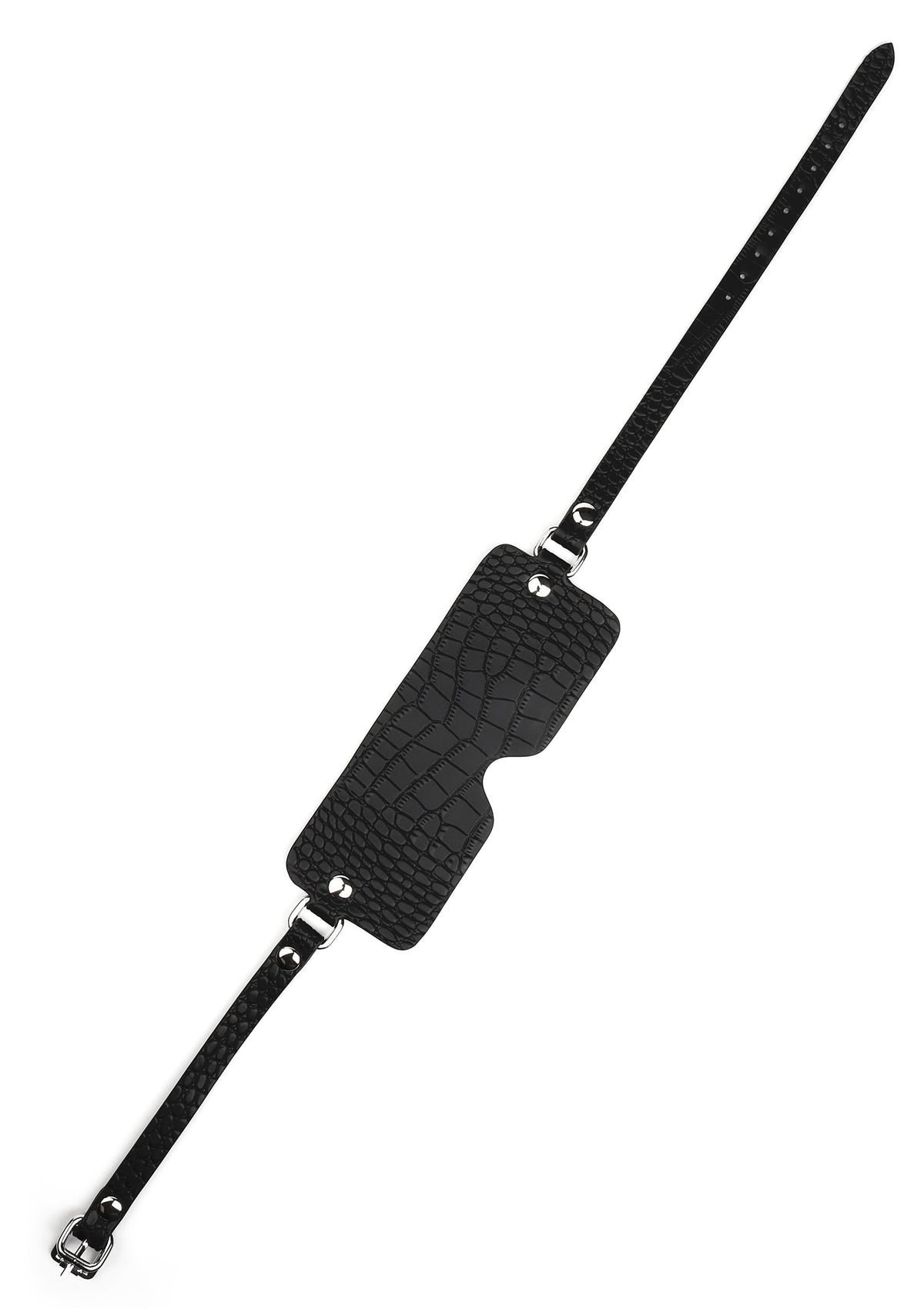 Avanza Croc-Embossed Blindfold