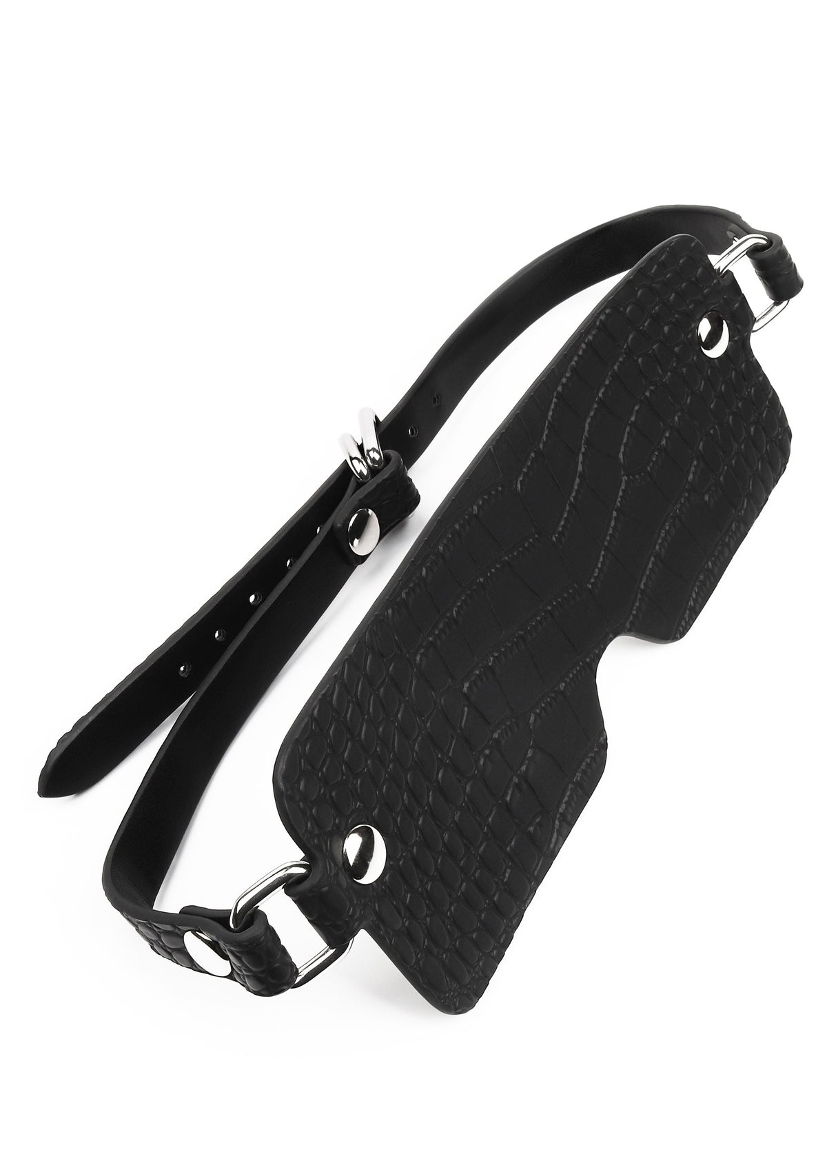 Avanza Croc-Embossed Blindfold