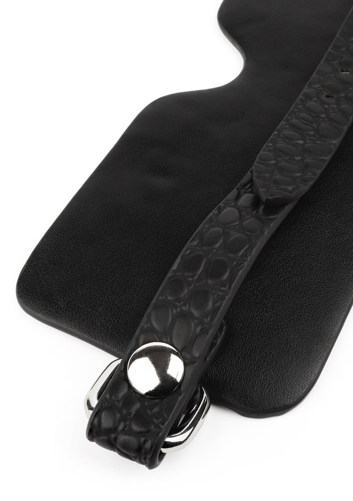 Avanza Croc-Embossed Blindfold