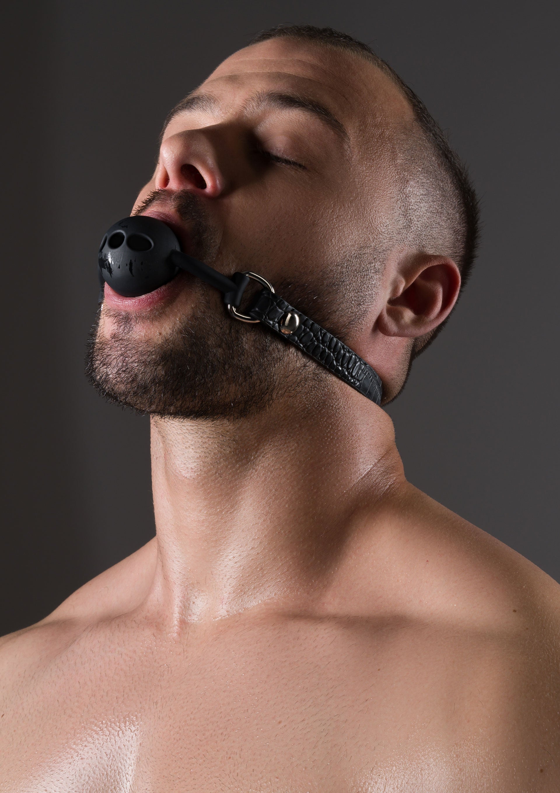 Avanza Croc-Embossed Ball Gag