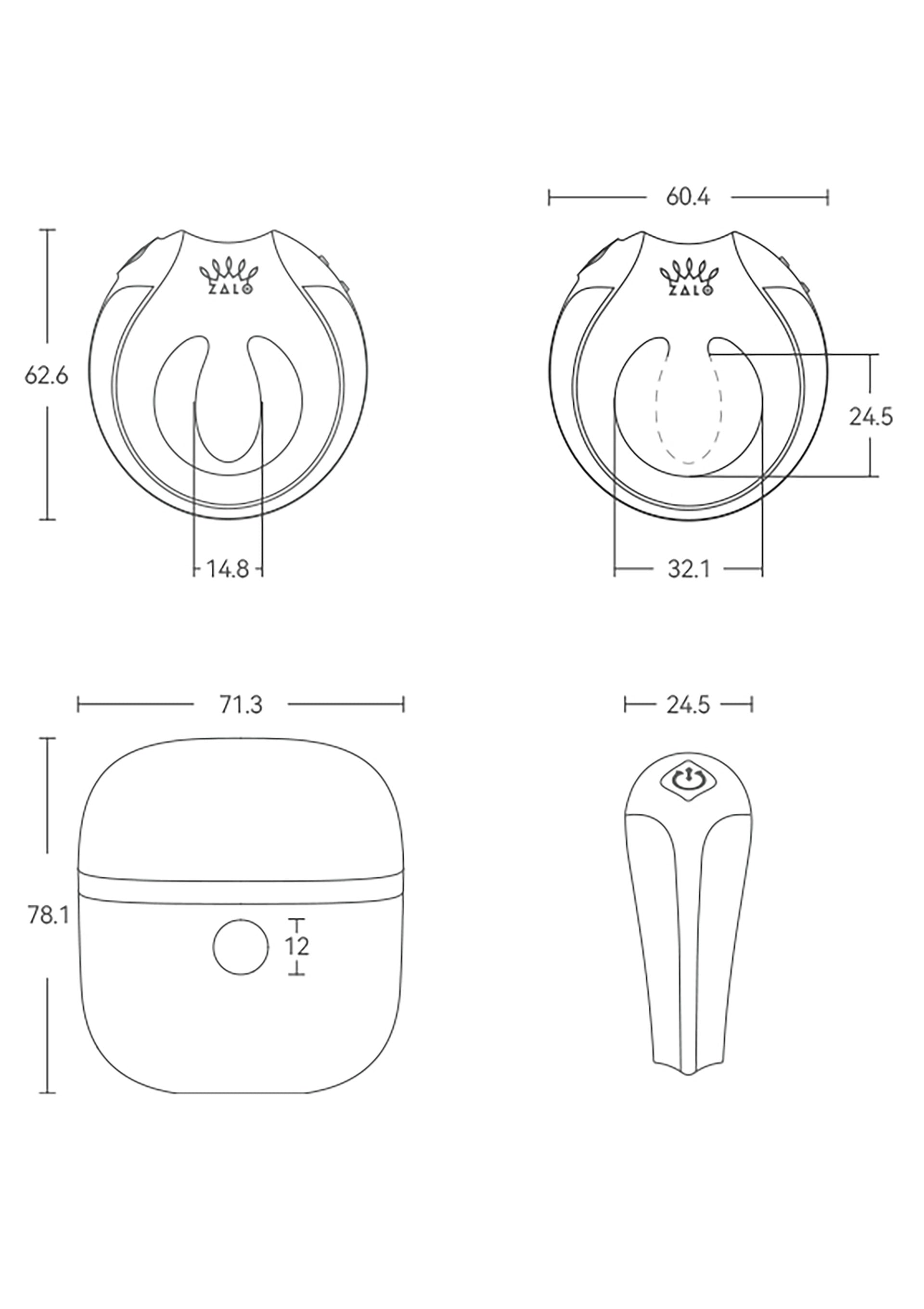 Zalo Apis Vibrating Couples Ring