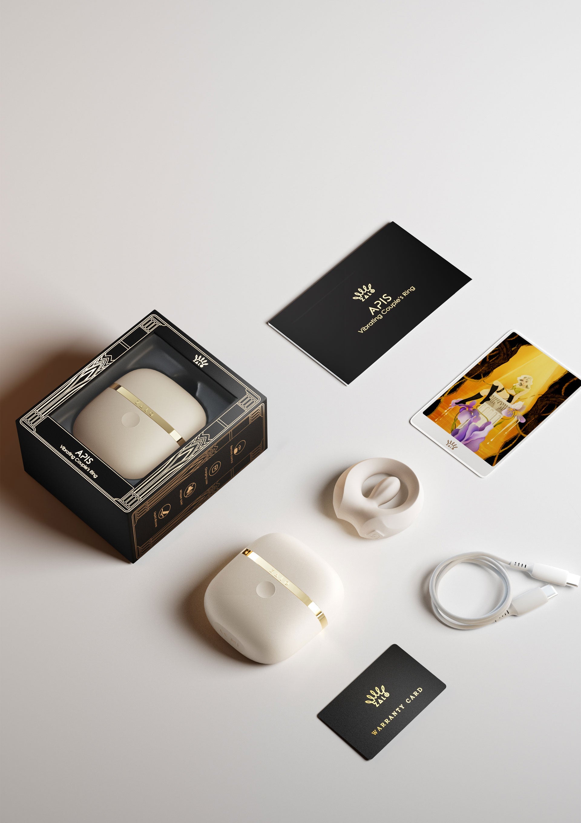 Zalo Apis Vibrating Couples Ring