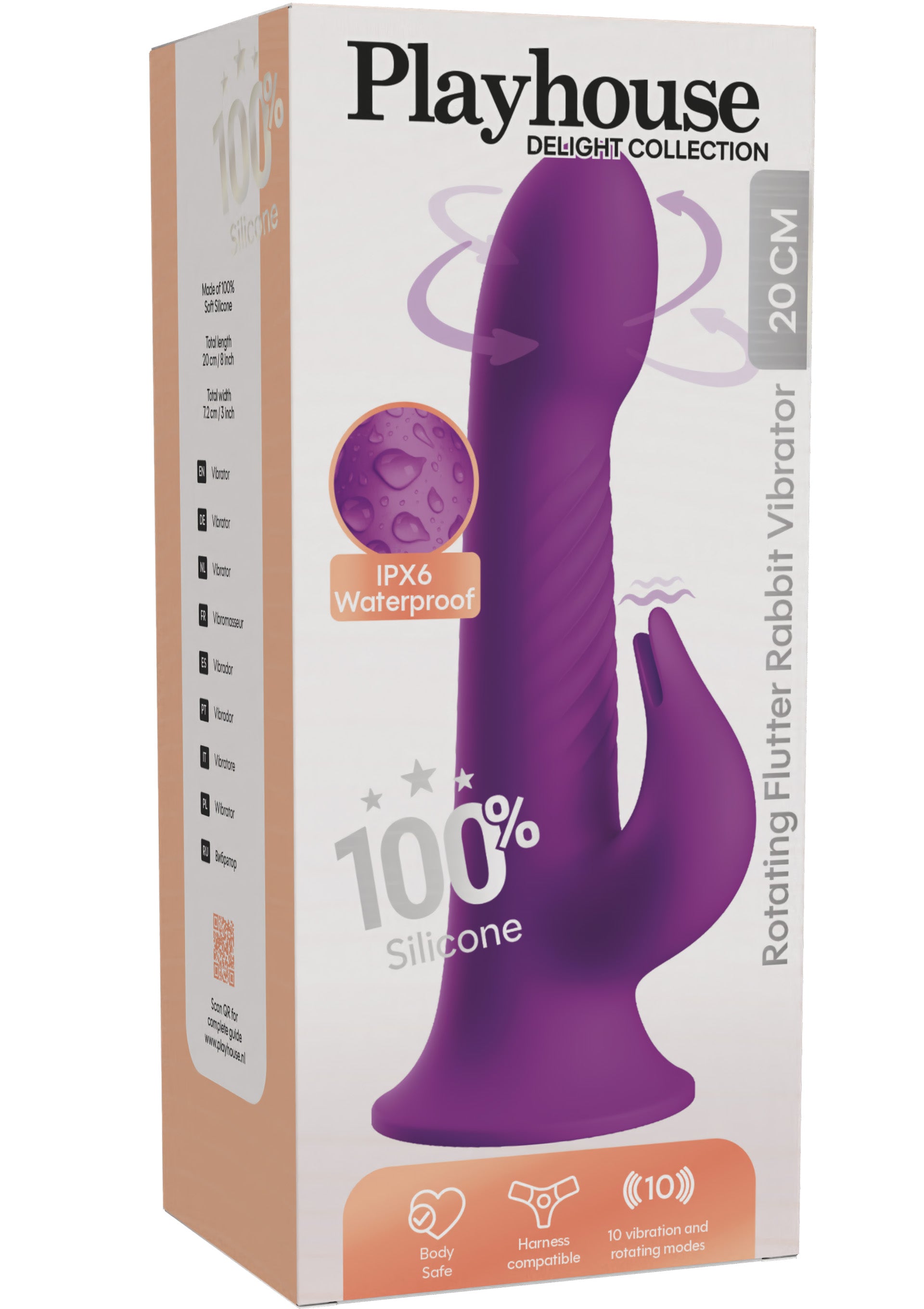 Playhouse Rotating Flutter Rabbit Vibrator