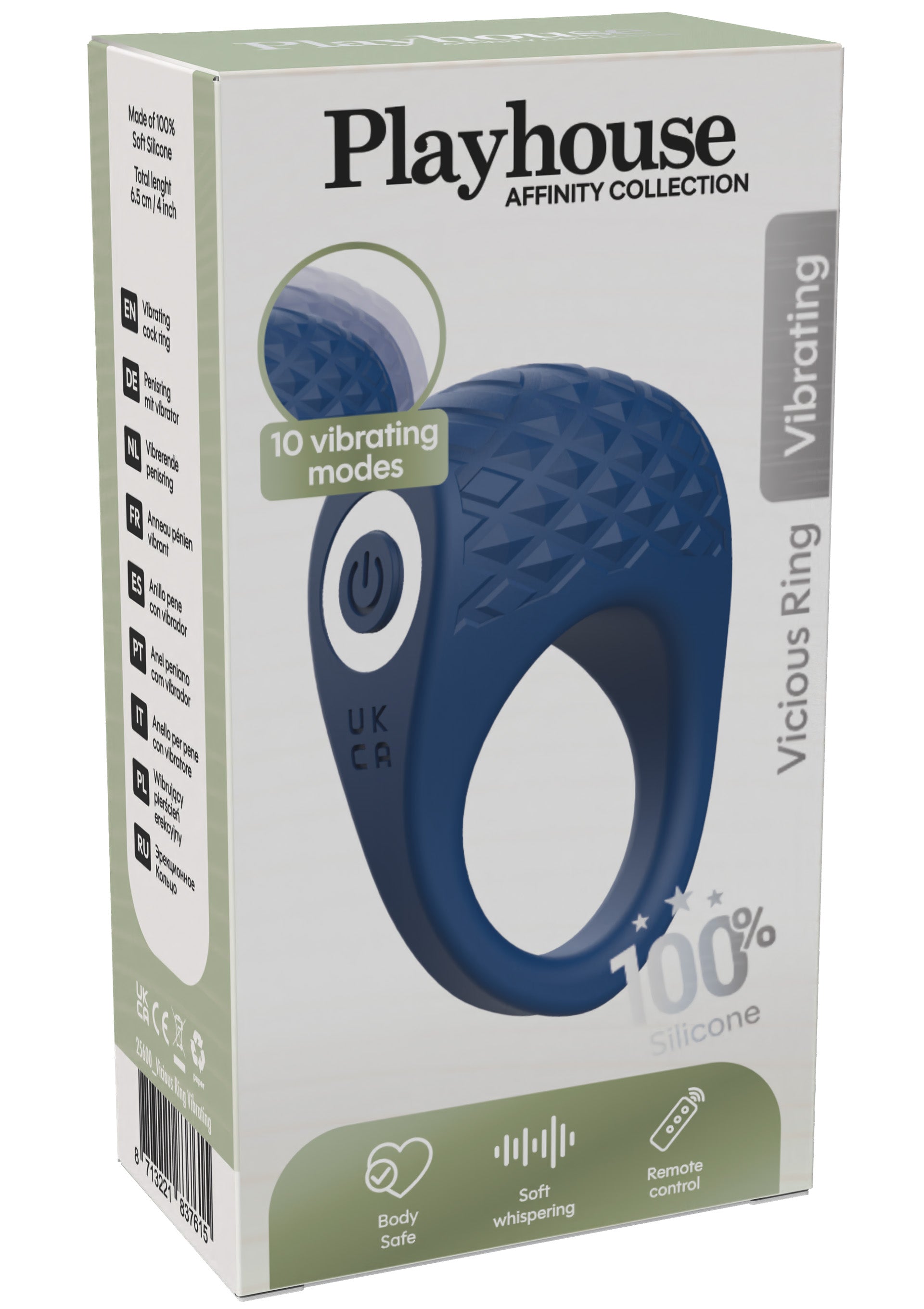Playhouse Vicious Ring Vibrating + Remote